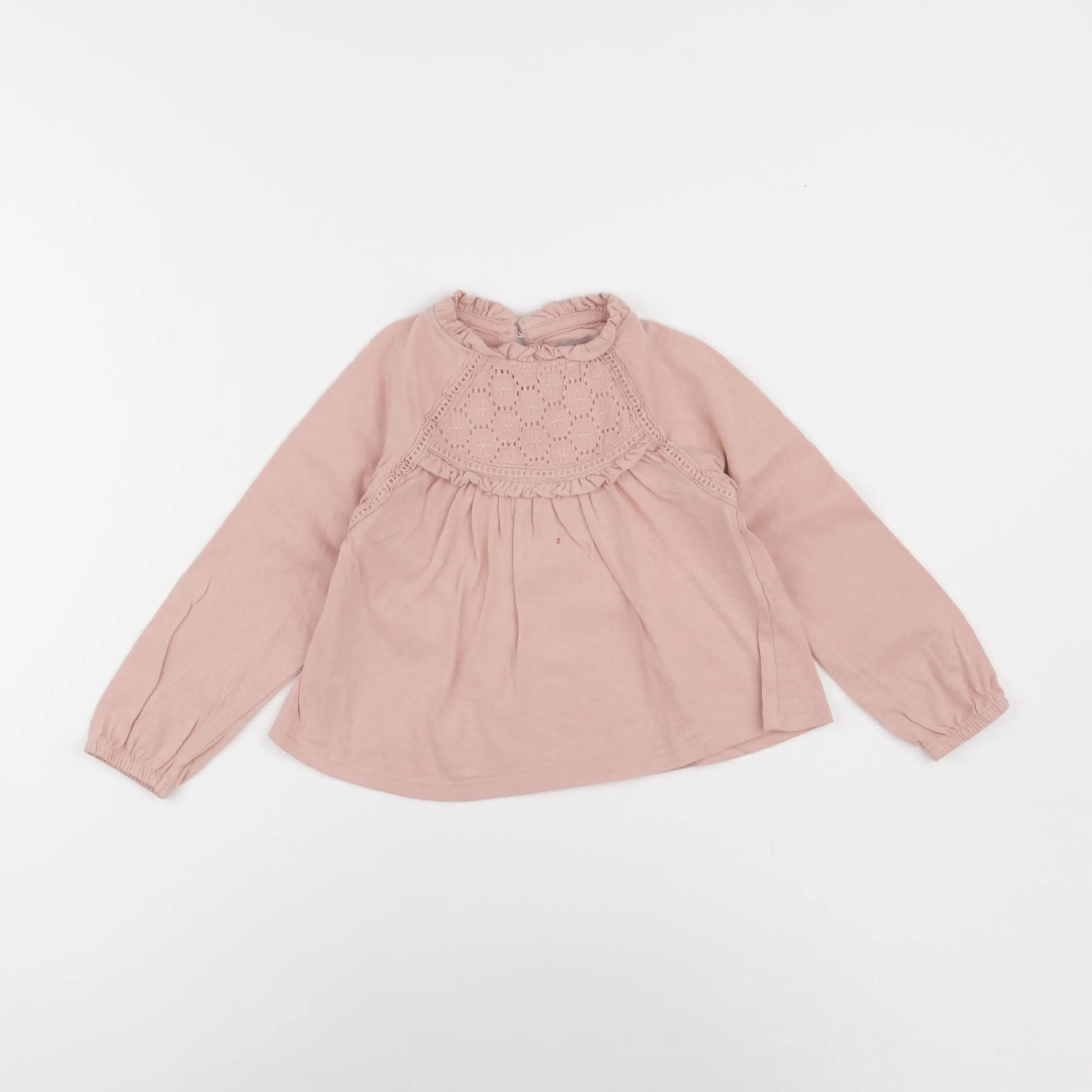 Vertbaudet - tee-shirt rose - 2 ans