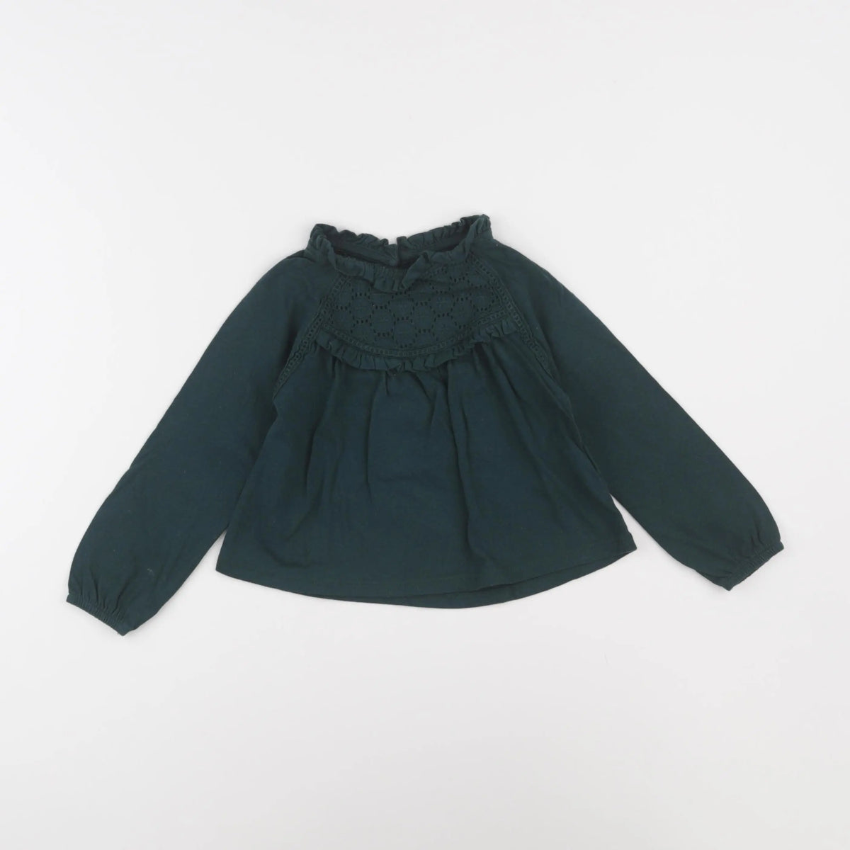 Vertbaudet - tee-shirt vert - 2 ans