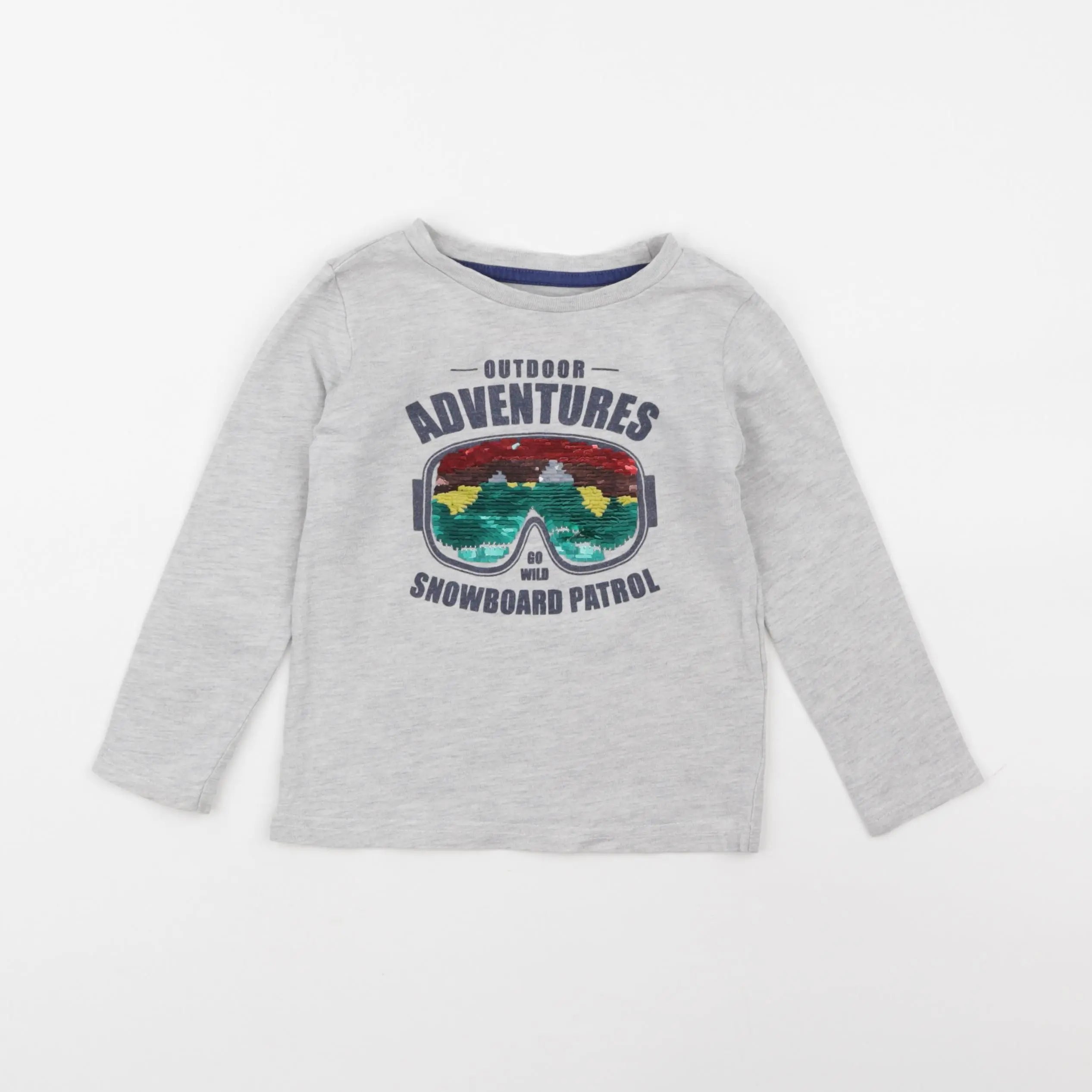 Vertbaudet - tee-shirt gris - 3 ans