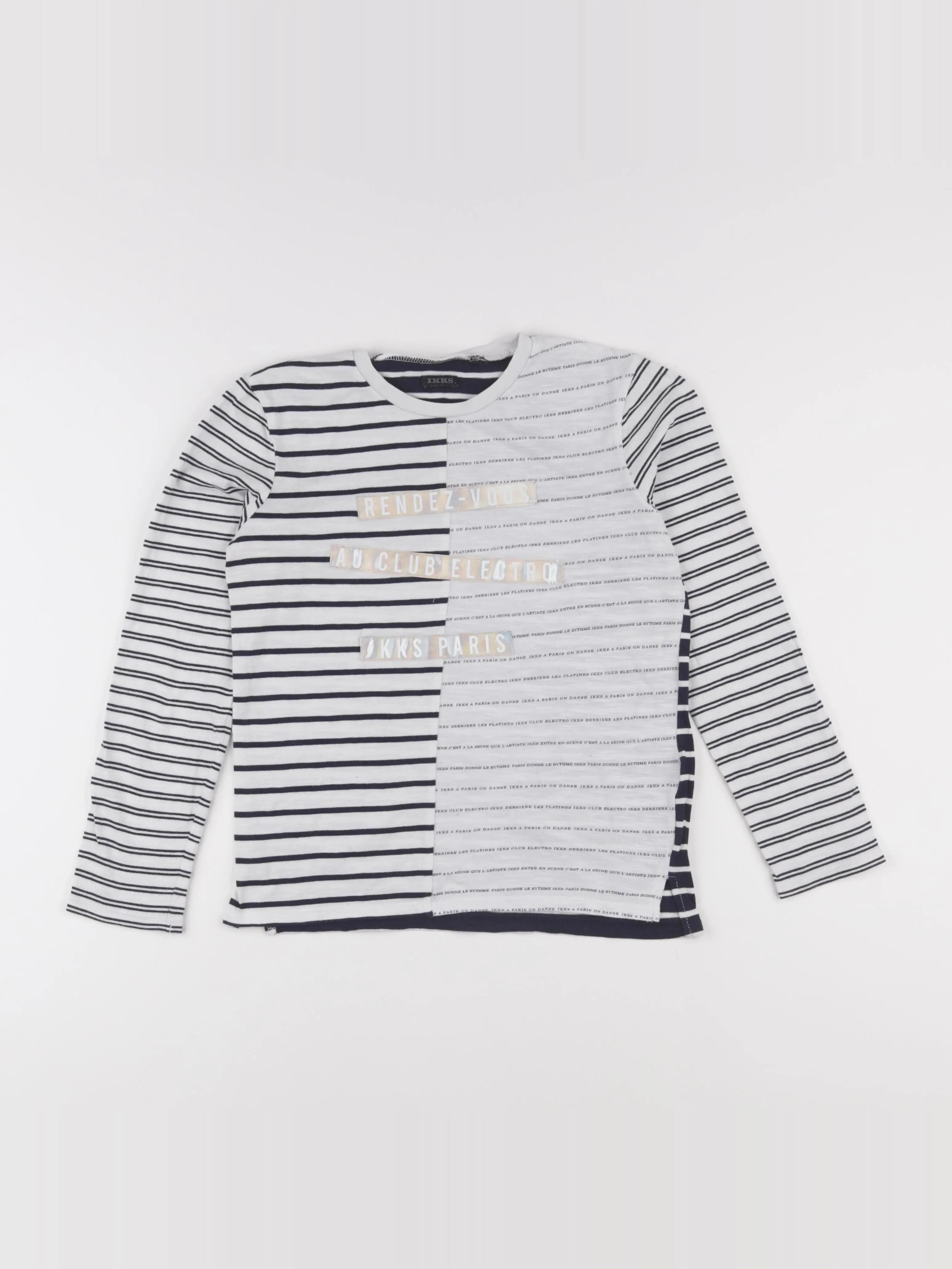 IKKS - tee-shirt blanc - 10 ans