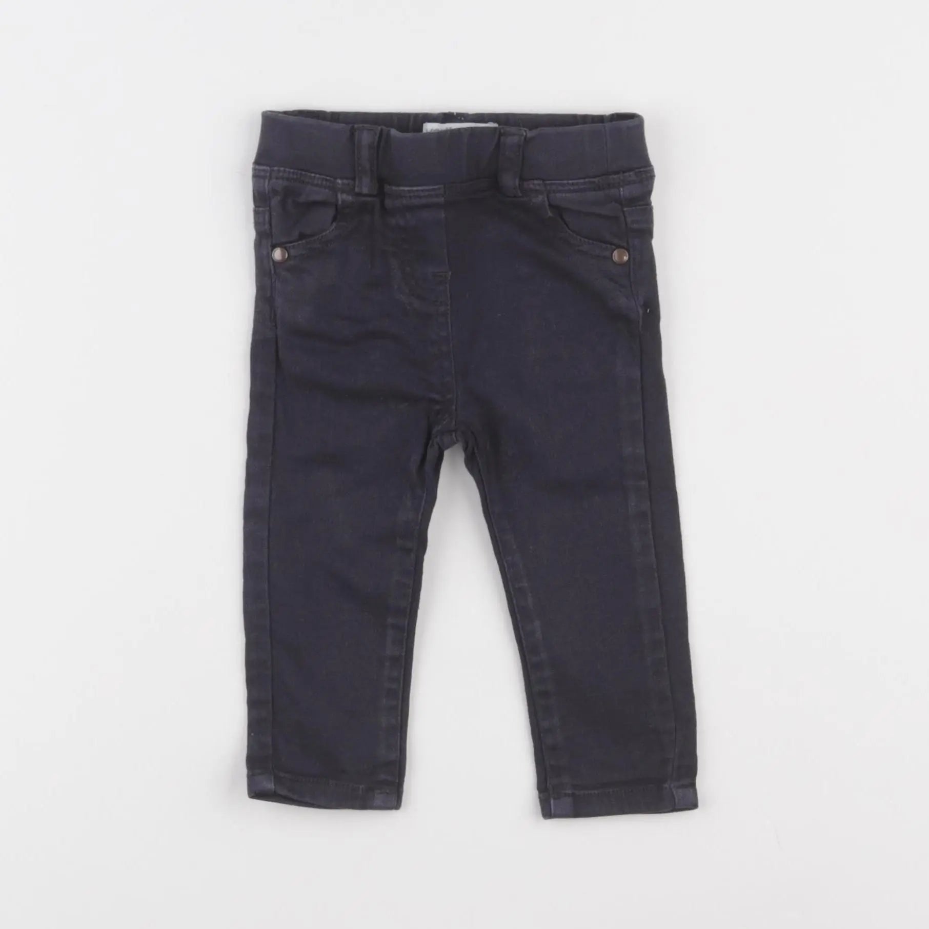 Vertbaudet - jegging bleu - 6 mois