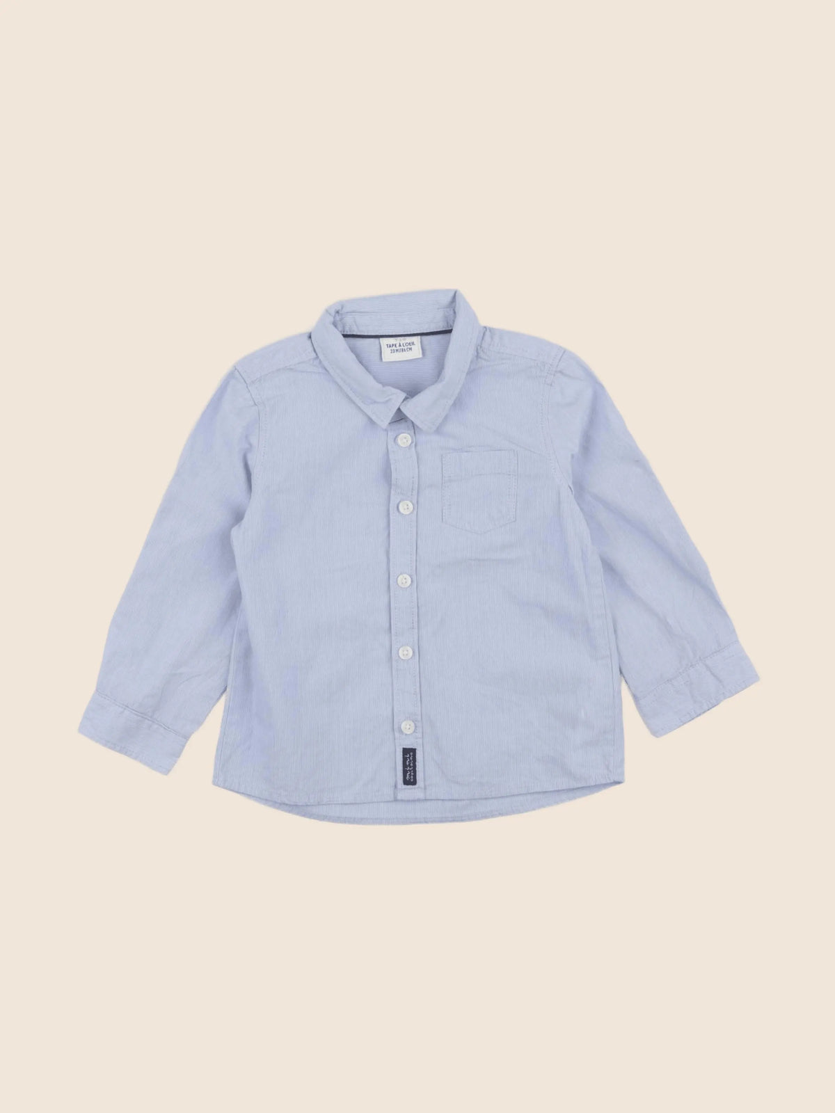 Tape à l'oeil - chemise bleu - 24 mois
