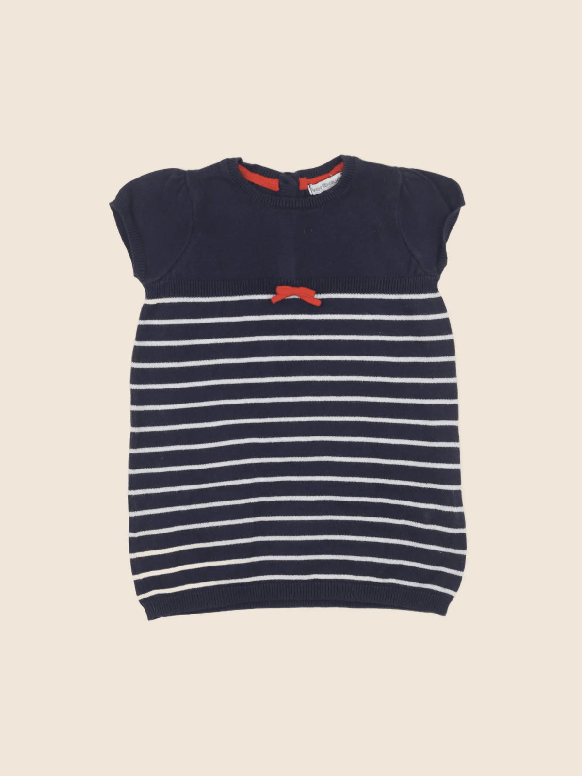 Vertbaudet - robe bleu - 12 mois