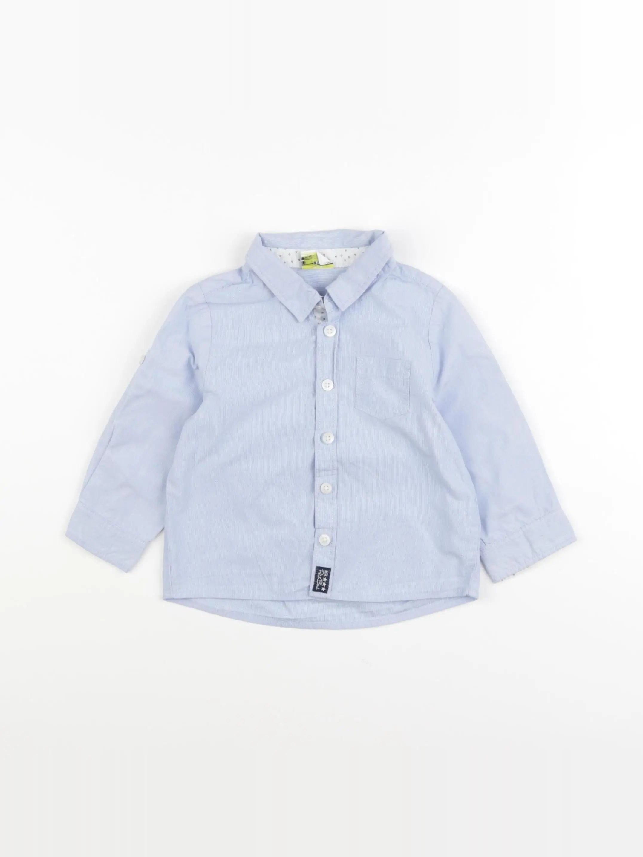 Tape à l'oeil - chemise bleu - 18 mois