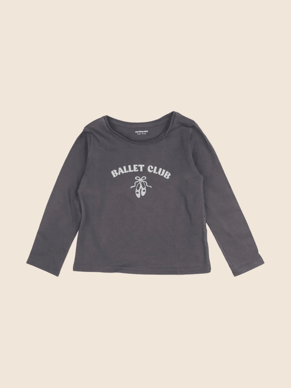 Vertbaudet - tee-shirt gris - 3 ans