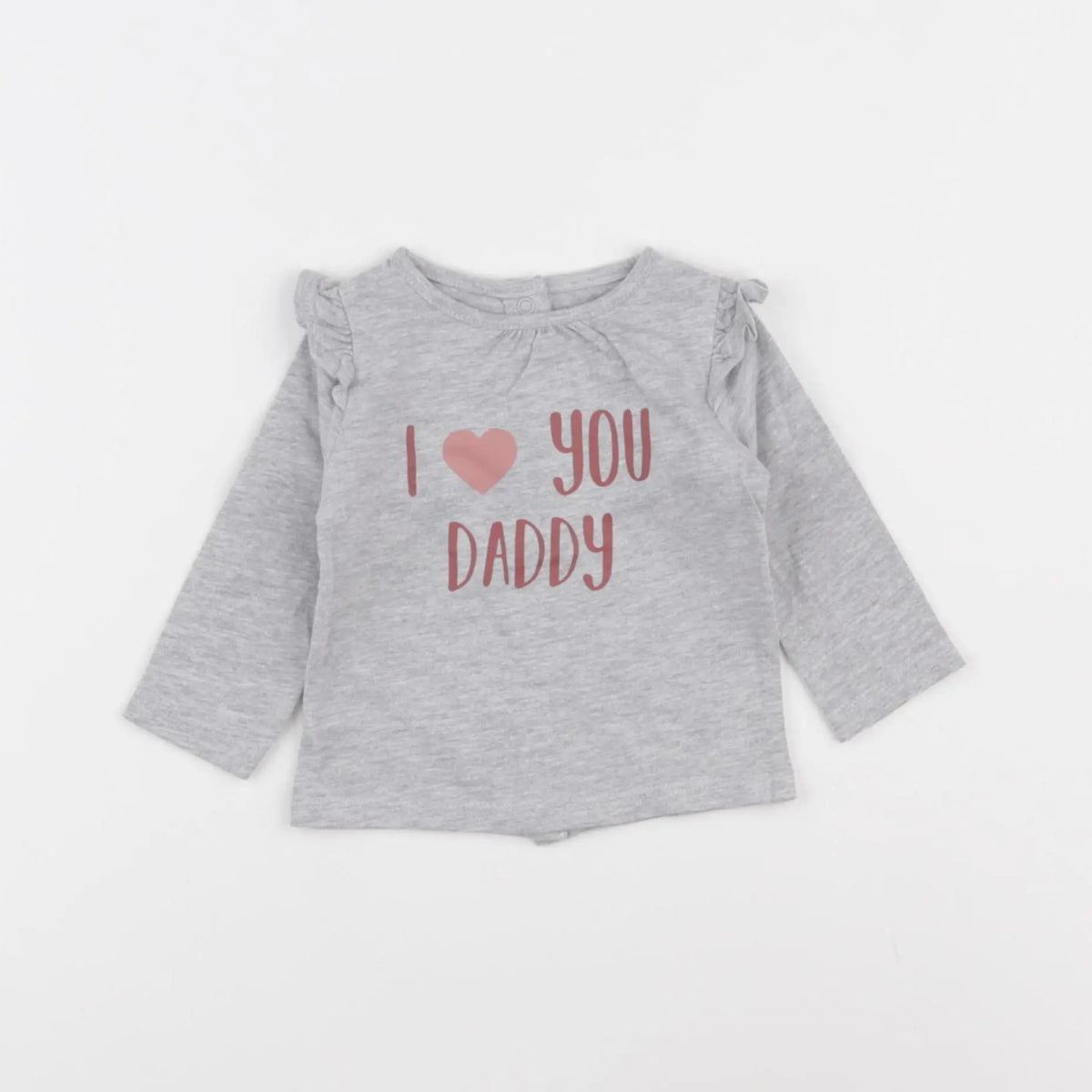 Vertbaudet - tee-shirt gris - 3 mois