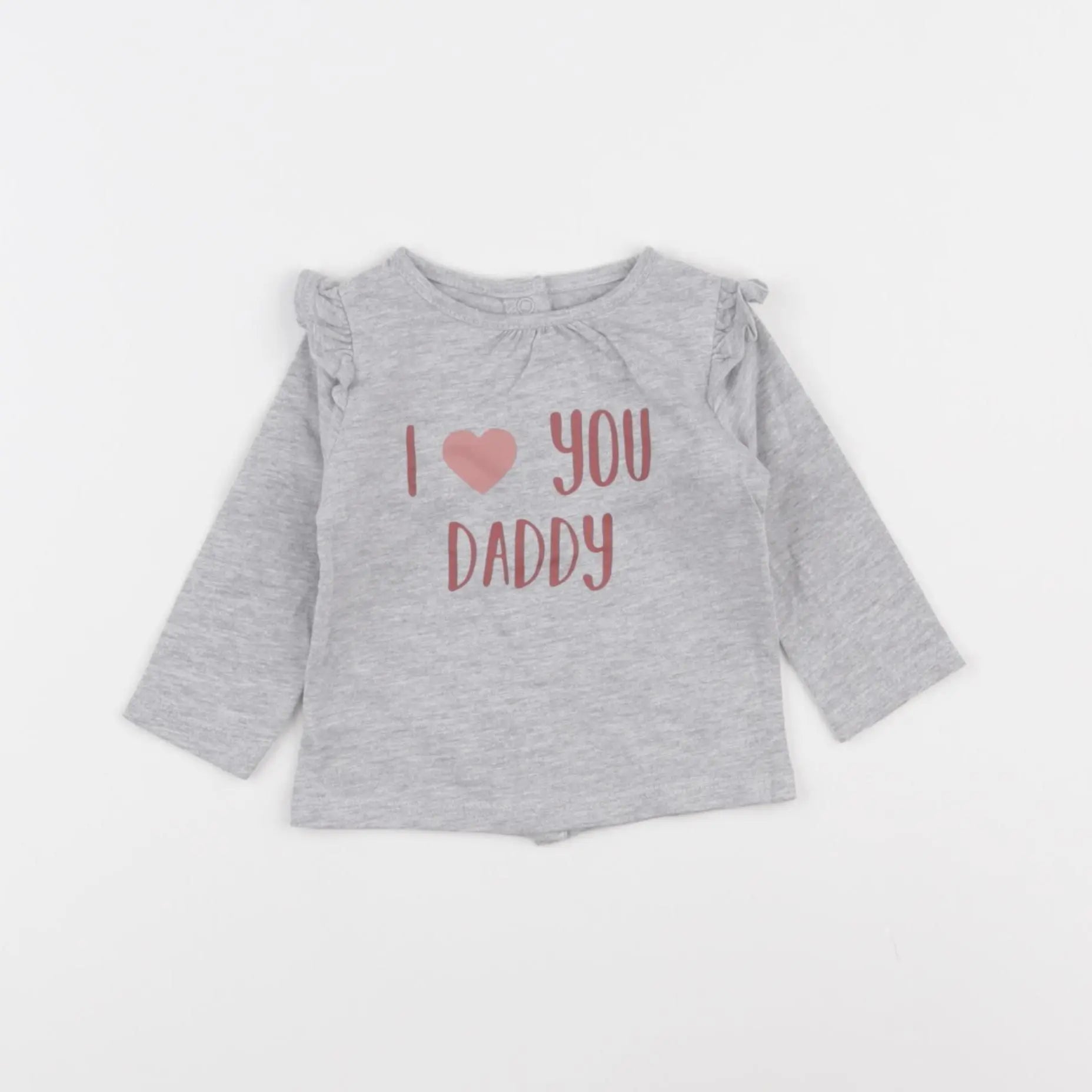 Vertbaudet - tee-shirt gris - 3 mois