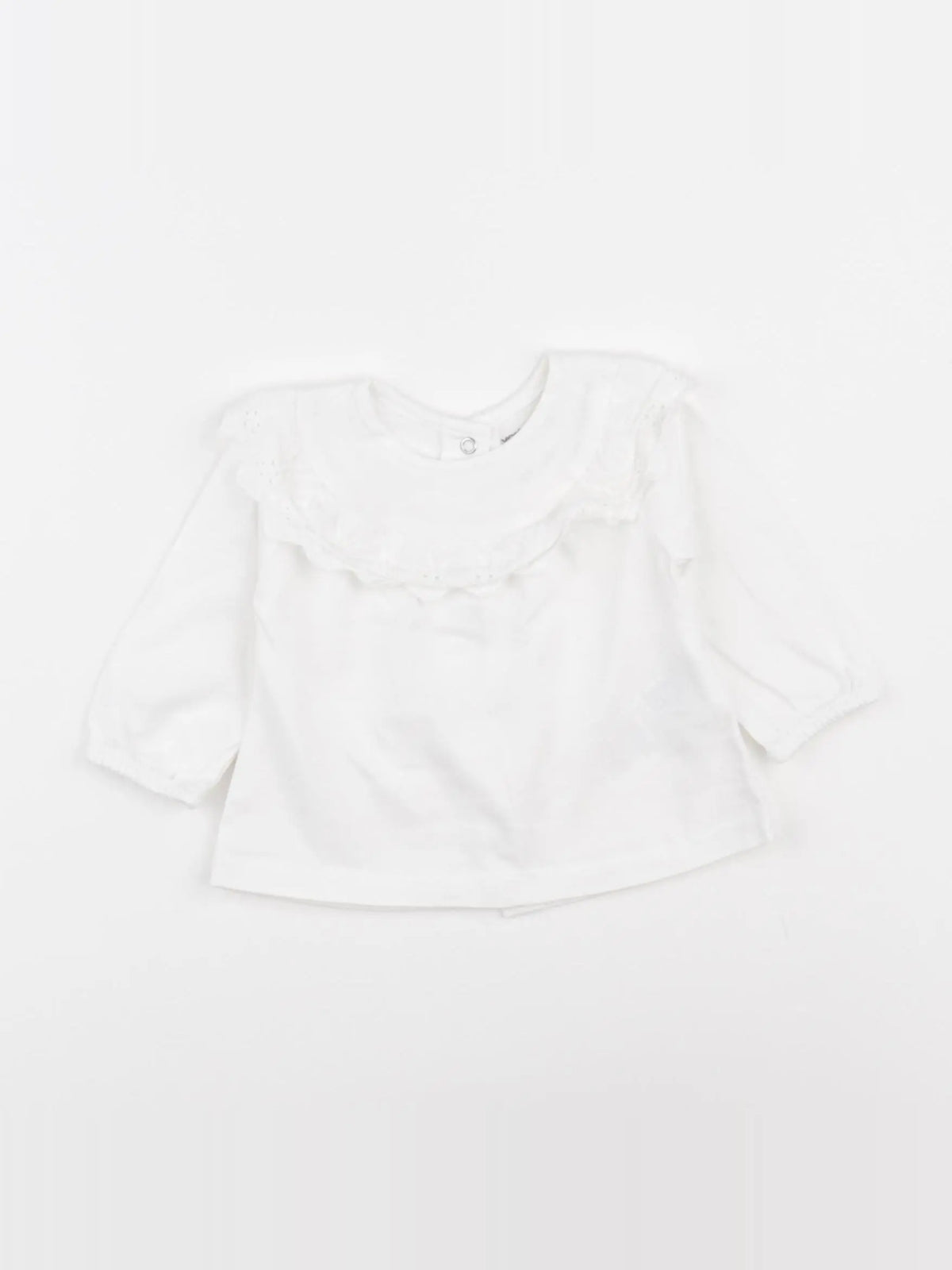 Vertbaudet - tee-shirt blanc - 3 mois