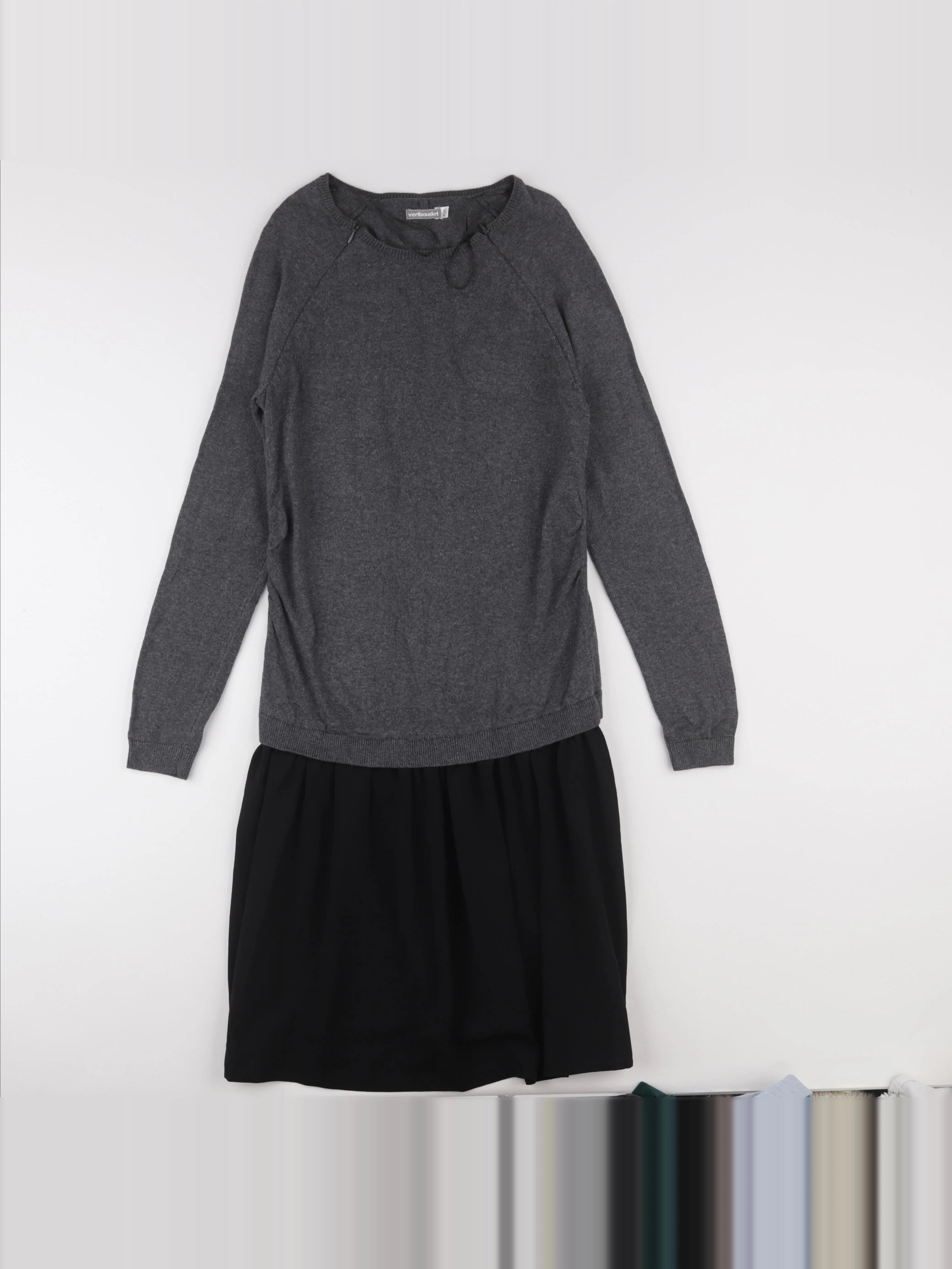 Vertbaudet - robe grossesse, allaitement gris - 38 à 40