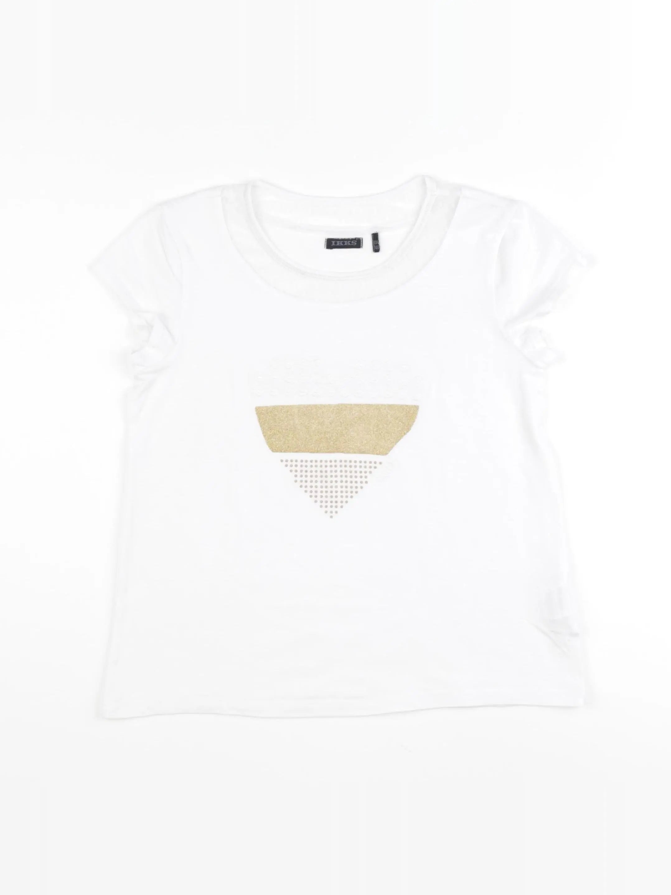 IKKS - tee-shirt blanc - 10 ans