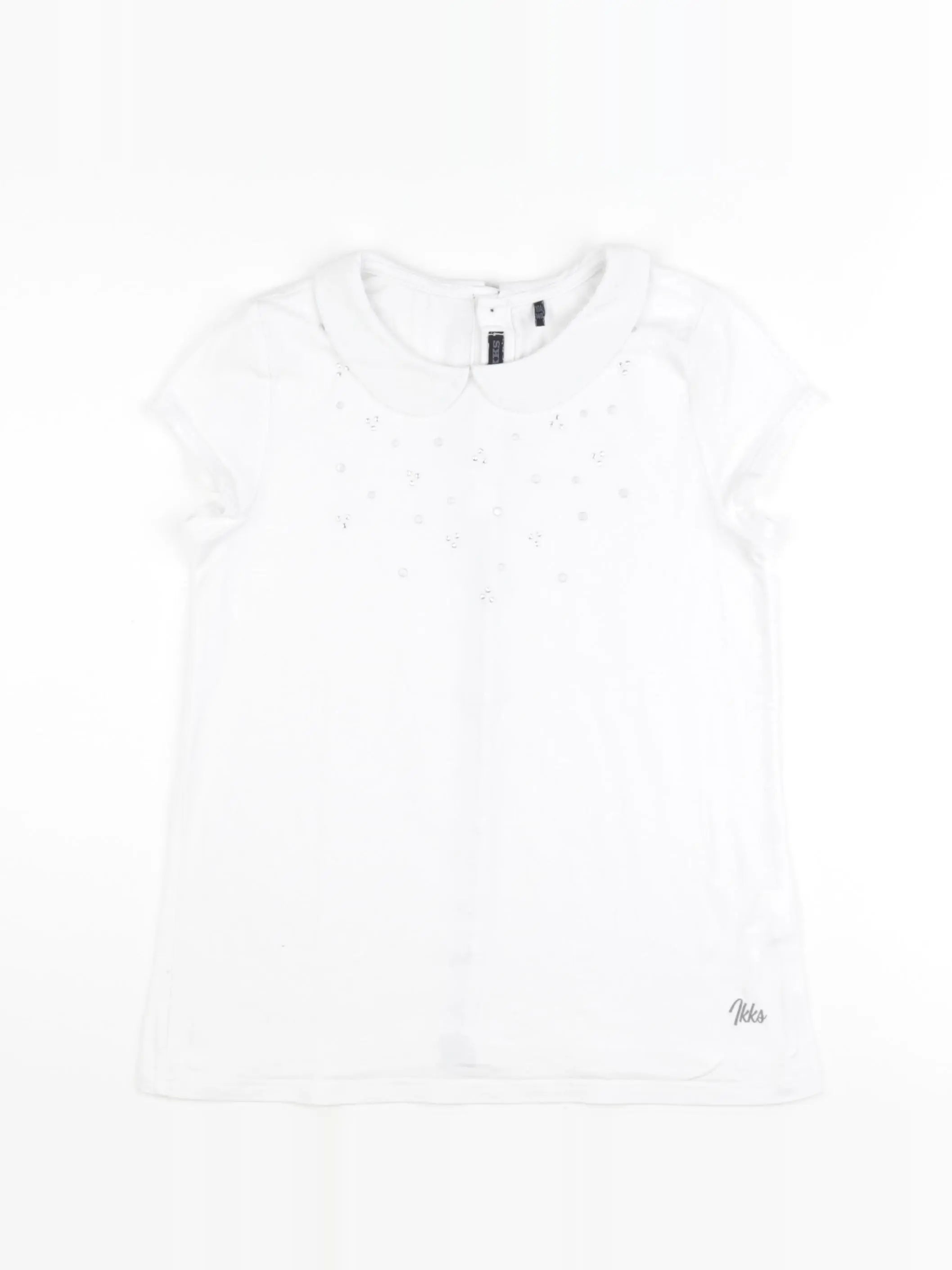IKKS - tee-shirt blanc - 10 ans