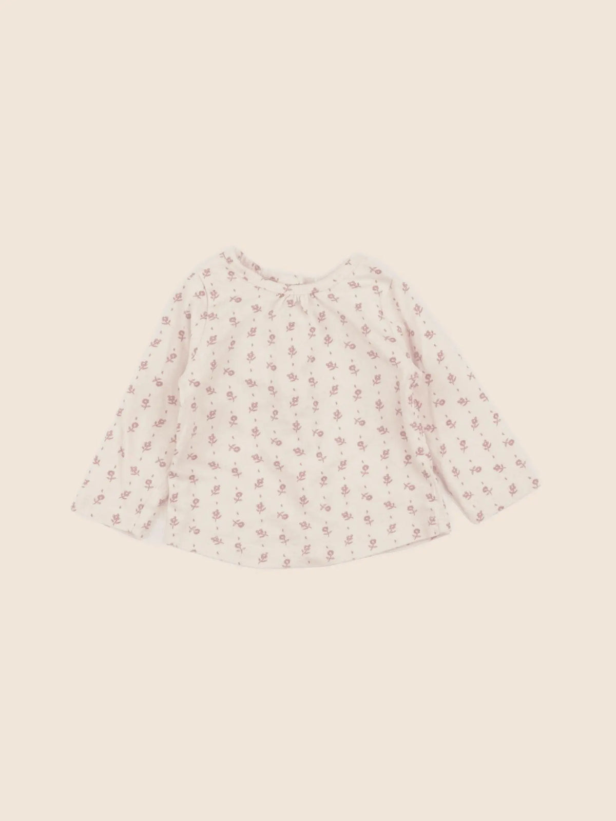 Vertbaudet - tee-shirt beige - 3 mois