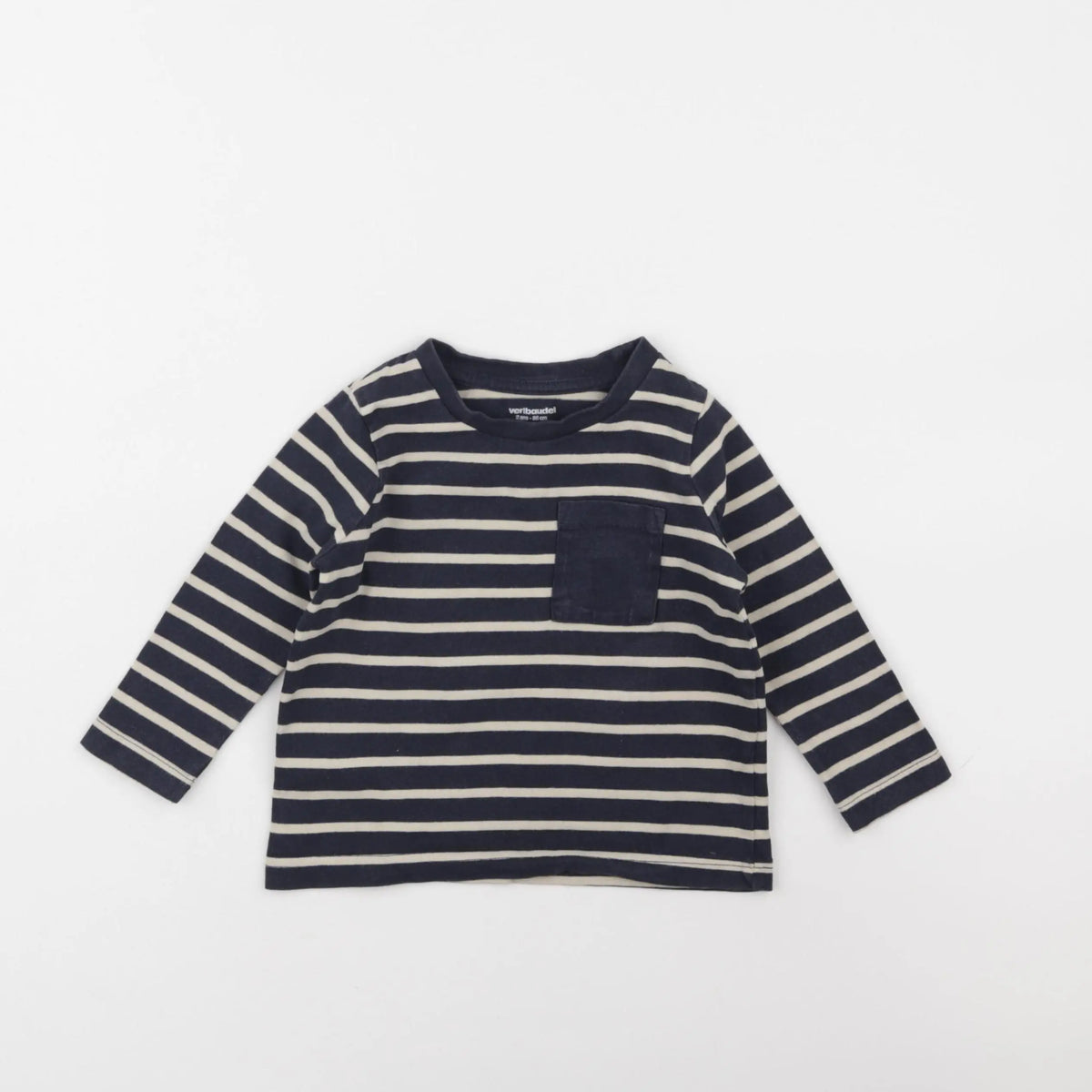 Vertbaudet - tee-shirt bleu - 2 ans