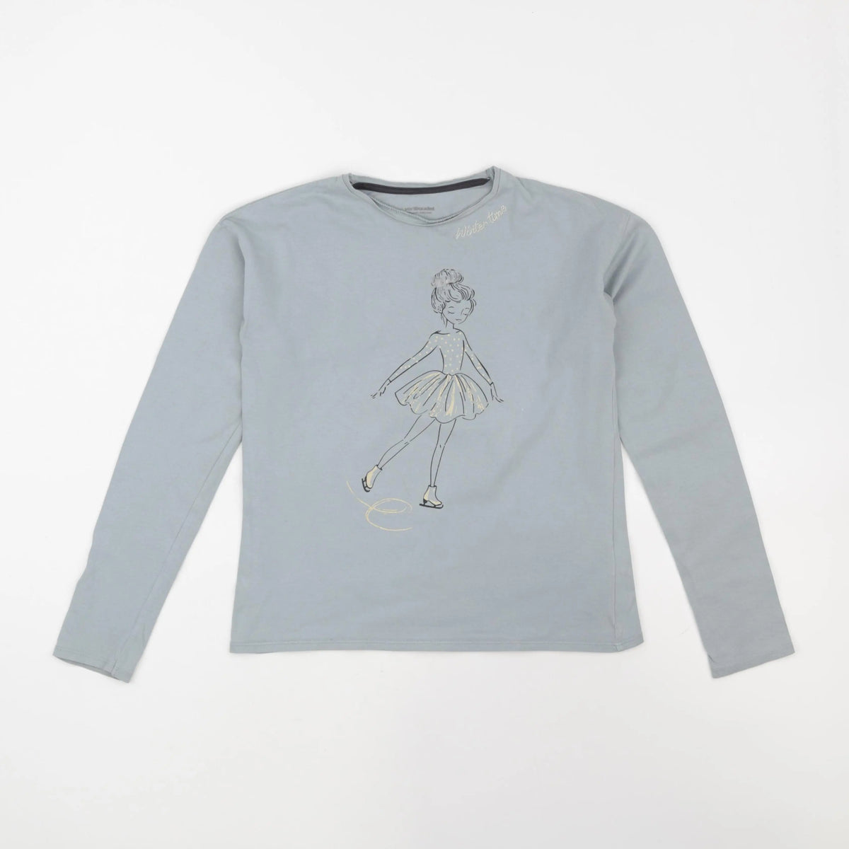 Vertbaudet - tee-shirt bleu - 10 ans