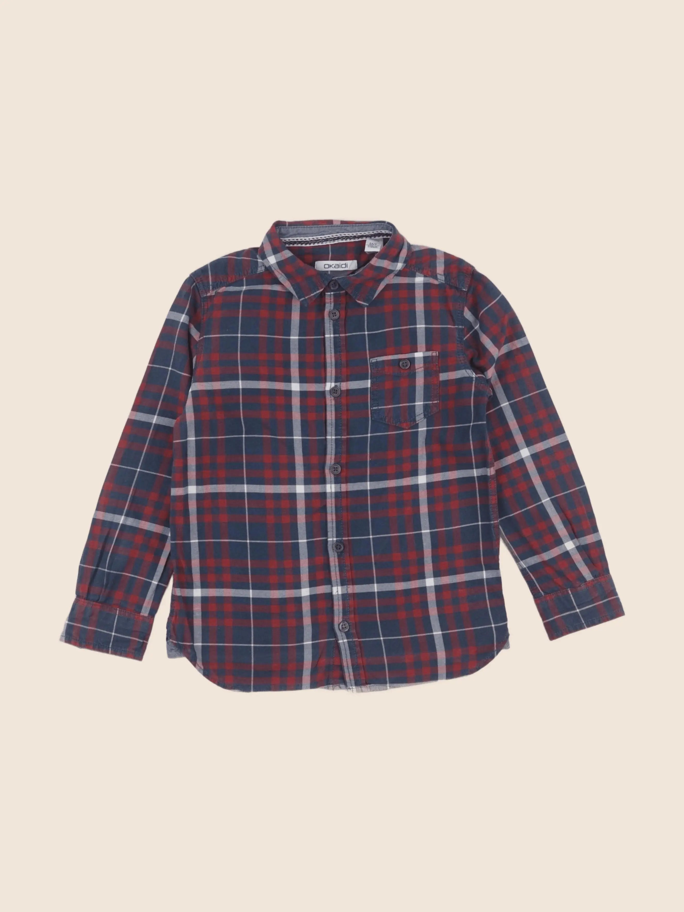 Okaidi - chemise multicolore - 5 ans