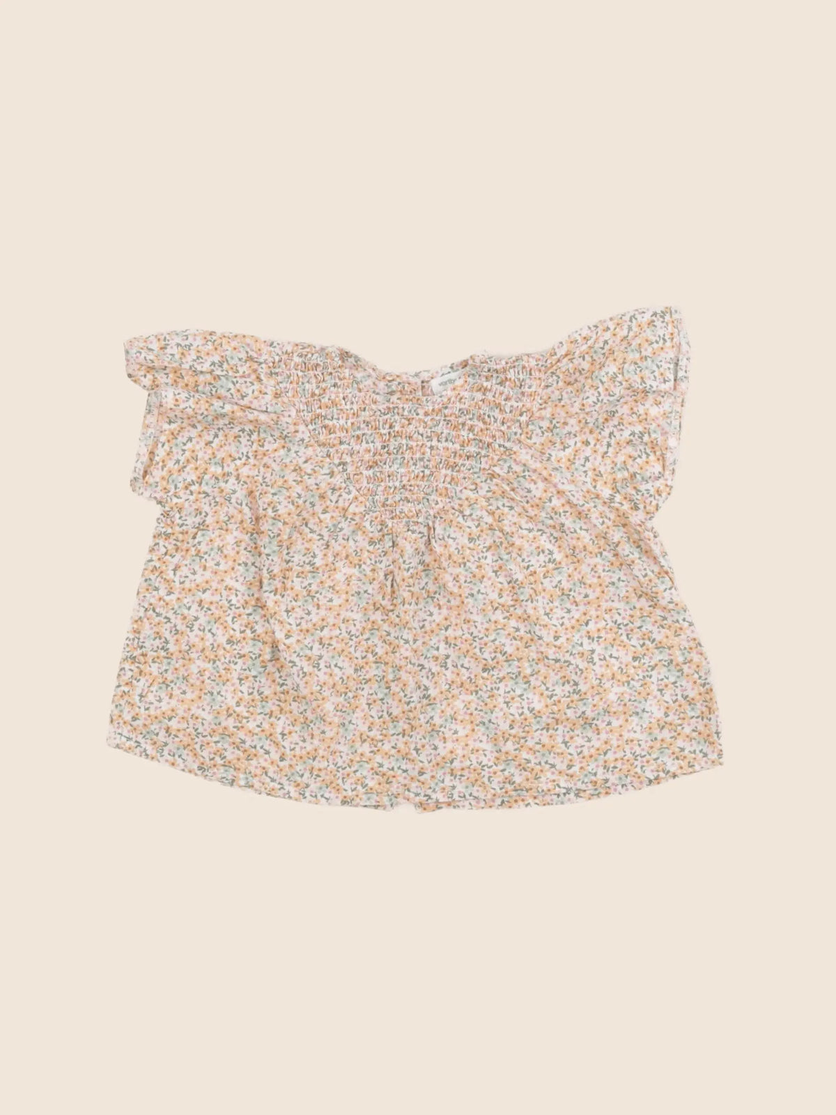 Vertbaudet - blouse rose, orange - 9 mois