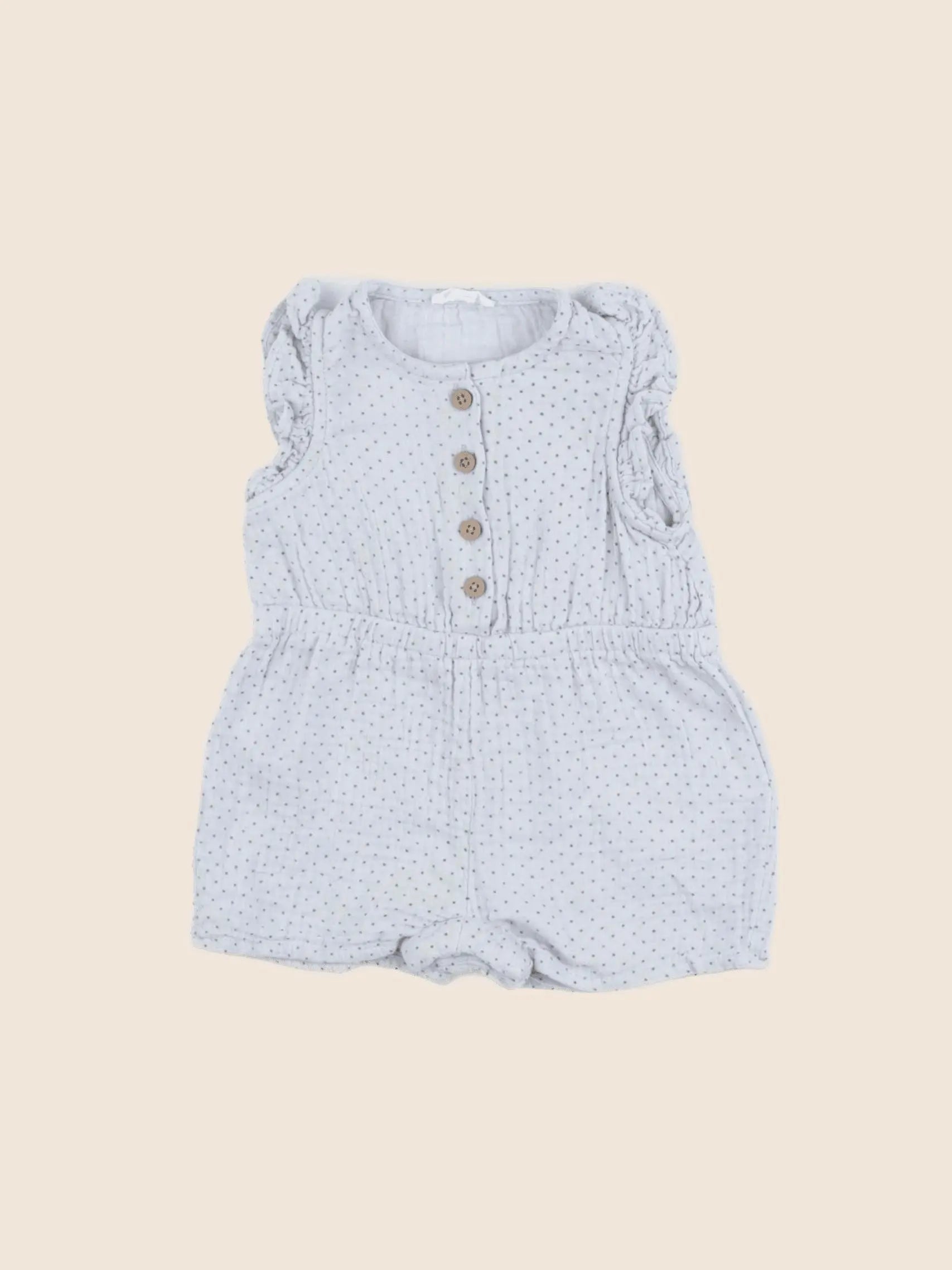 Vertbaudet - combinaison bleu - 6 mois