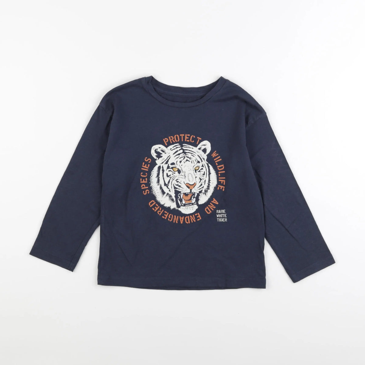 Vertbaudet - tee-shirt bleu - 6 ans