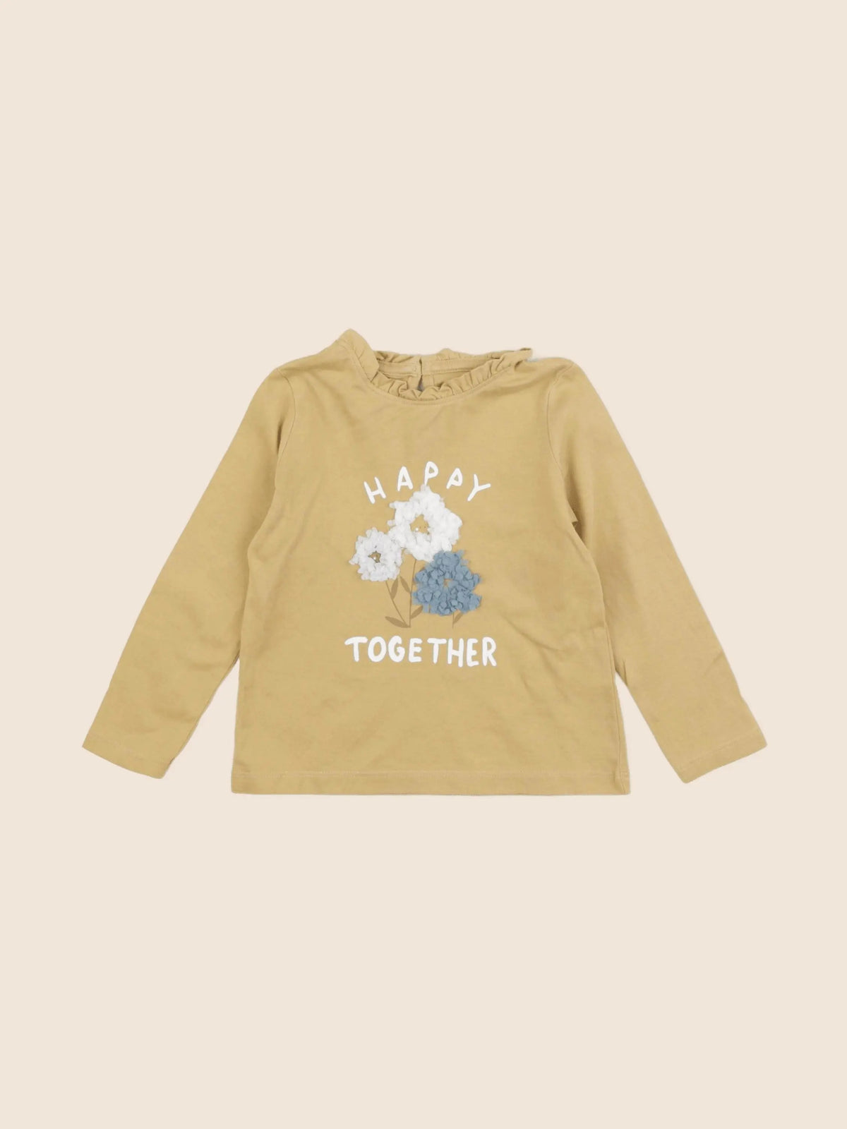 Vertbaudet - tee-shirt jaune - 2 ans
