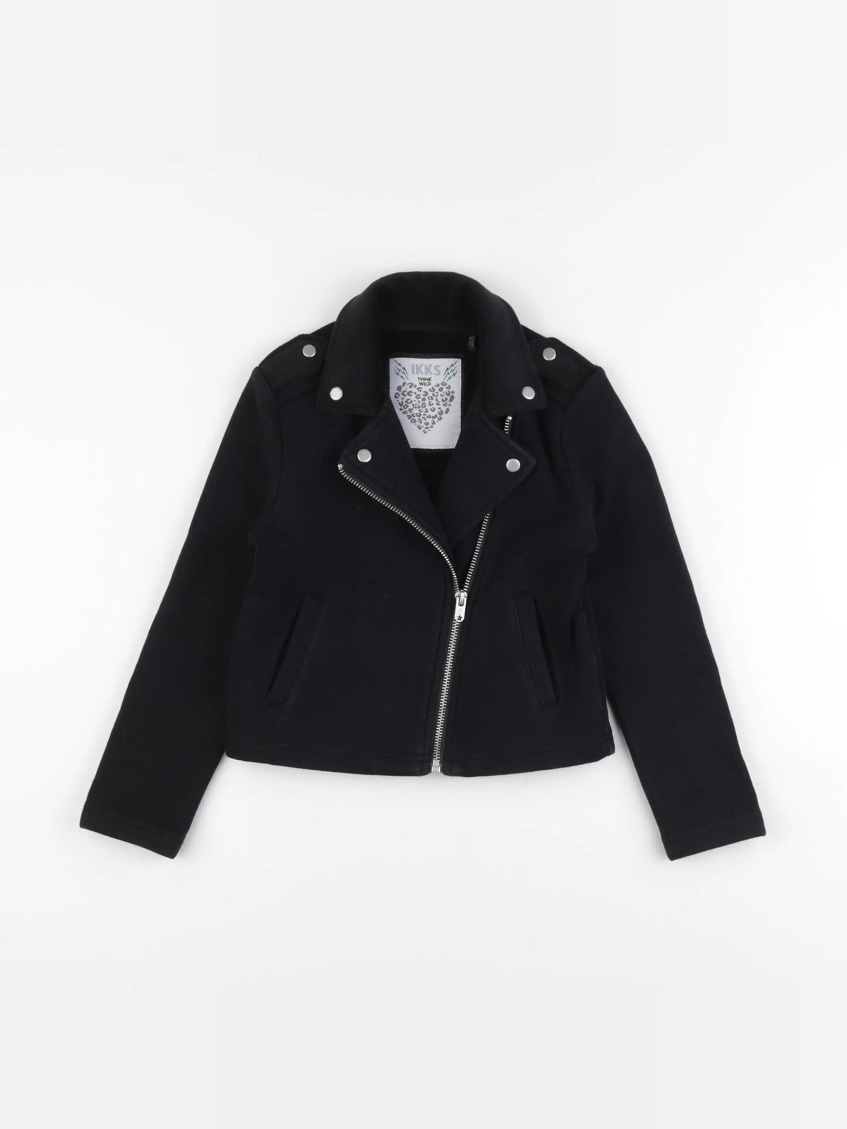 IKKS - veste imprimé au dos noir - 6 ans