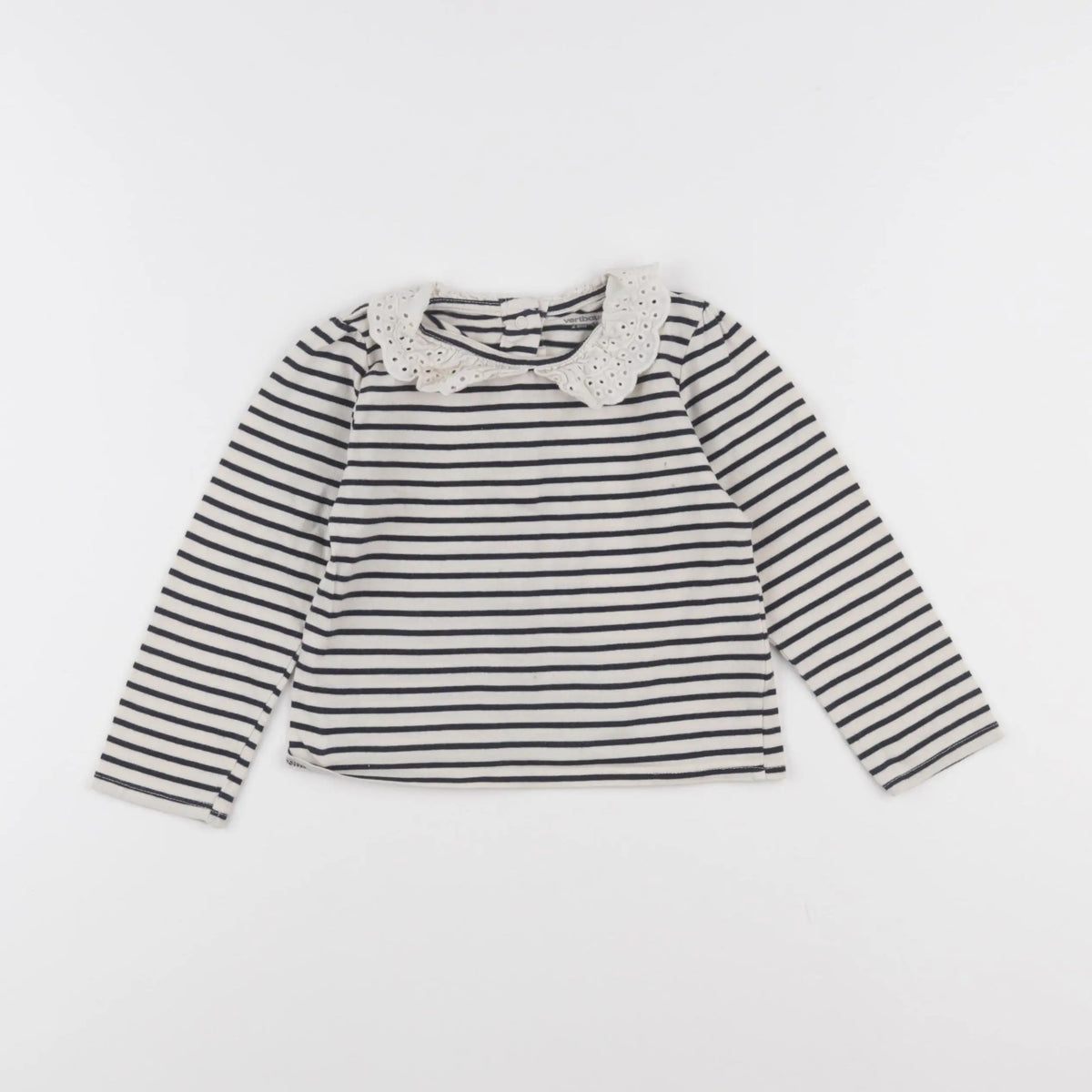 Vertbaudet - tee-shirt beige - 2 ans