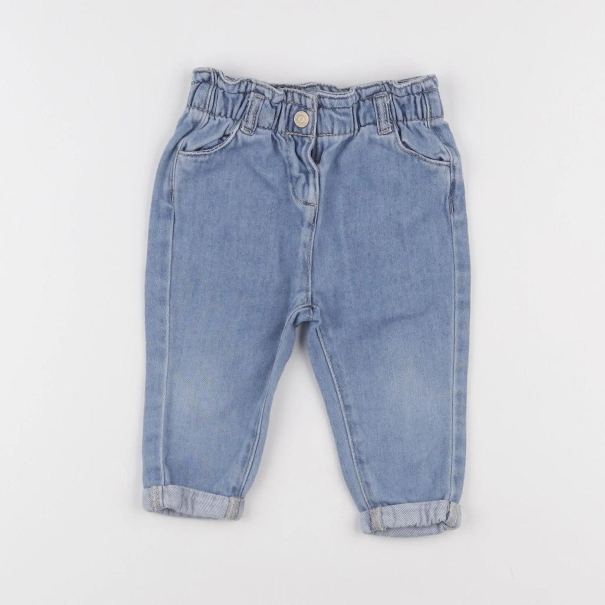 Vertbaudet - jean bleu - 12 mois
