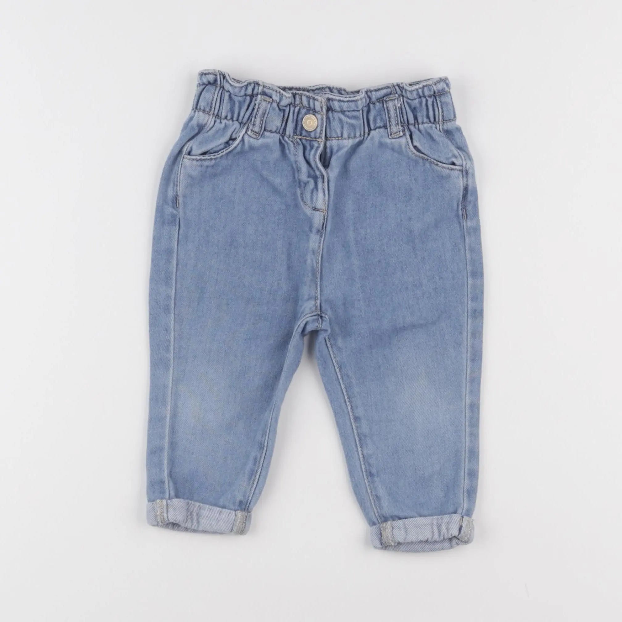 Vertbaudet - jean bleu - 12 mois