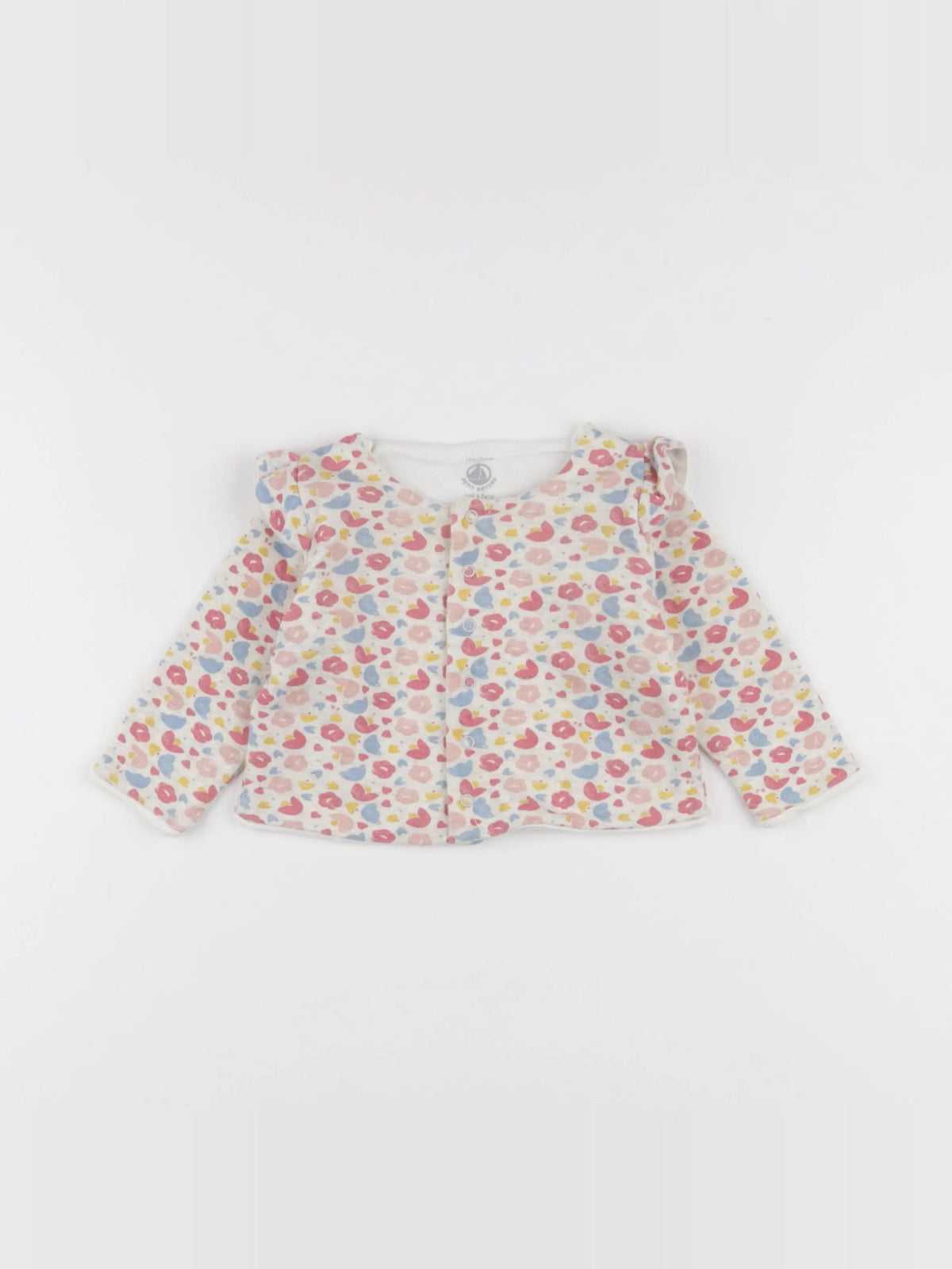 Petit Bateau - sweat rose - 12 mois