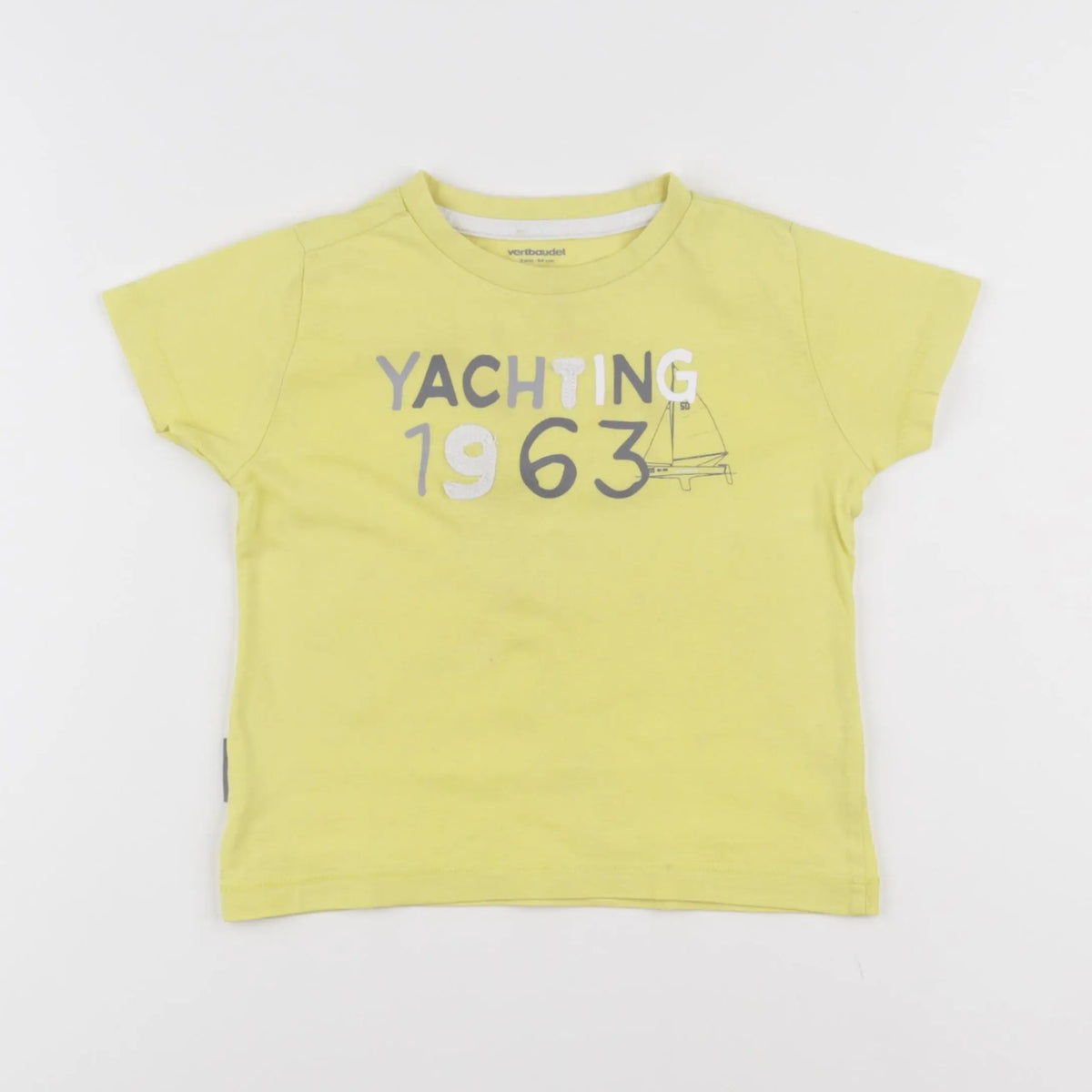 Vertbaudet - tee-shirt jaune - 3 ans