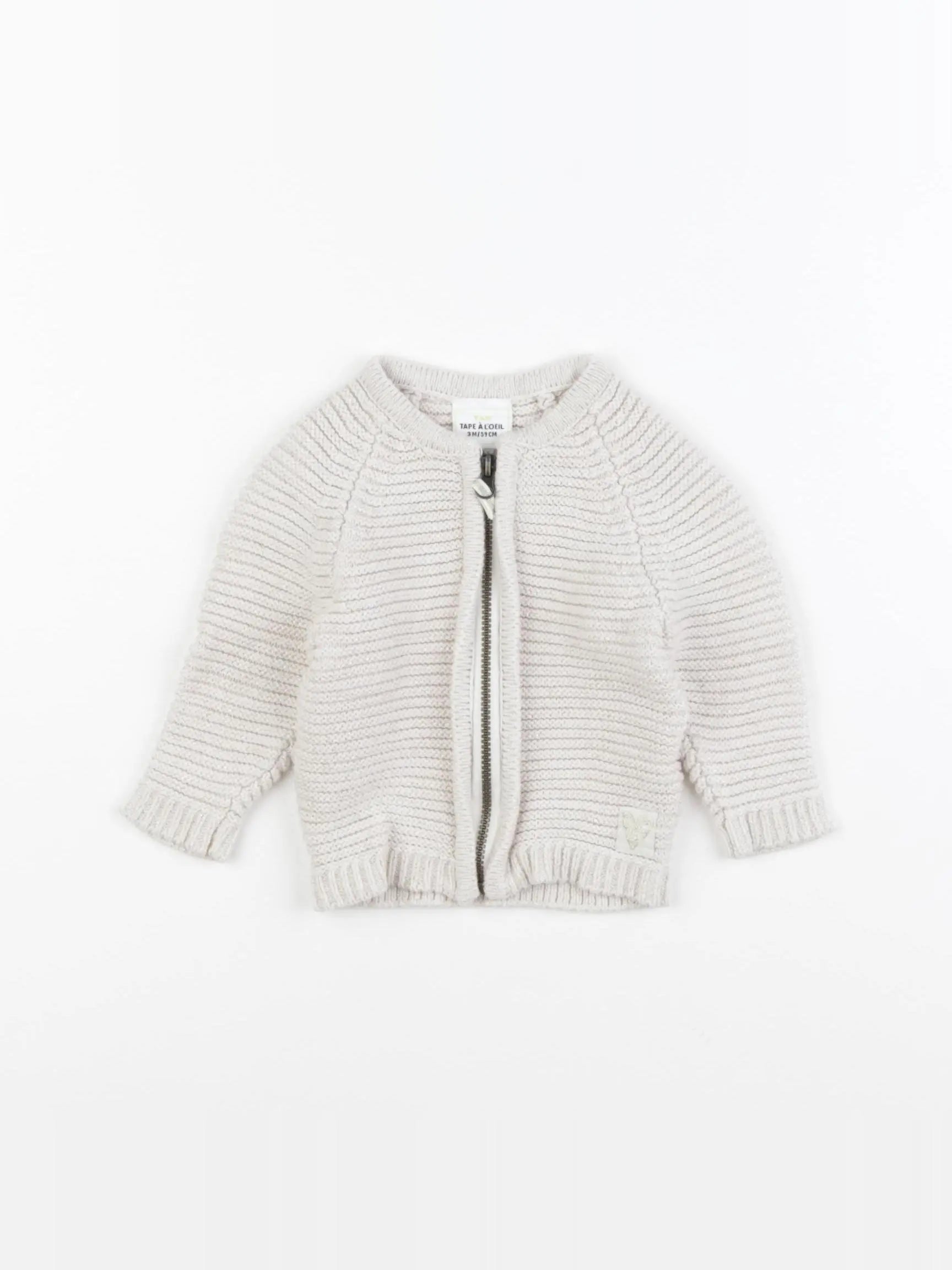 Tape à l'oeil - gilet beige - 3 mois