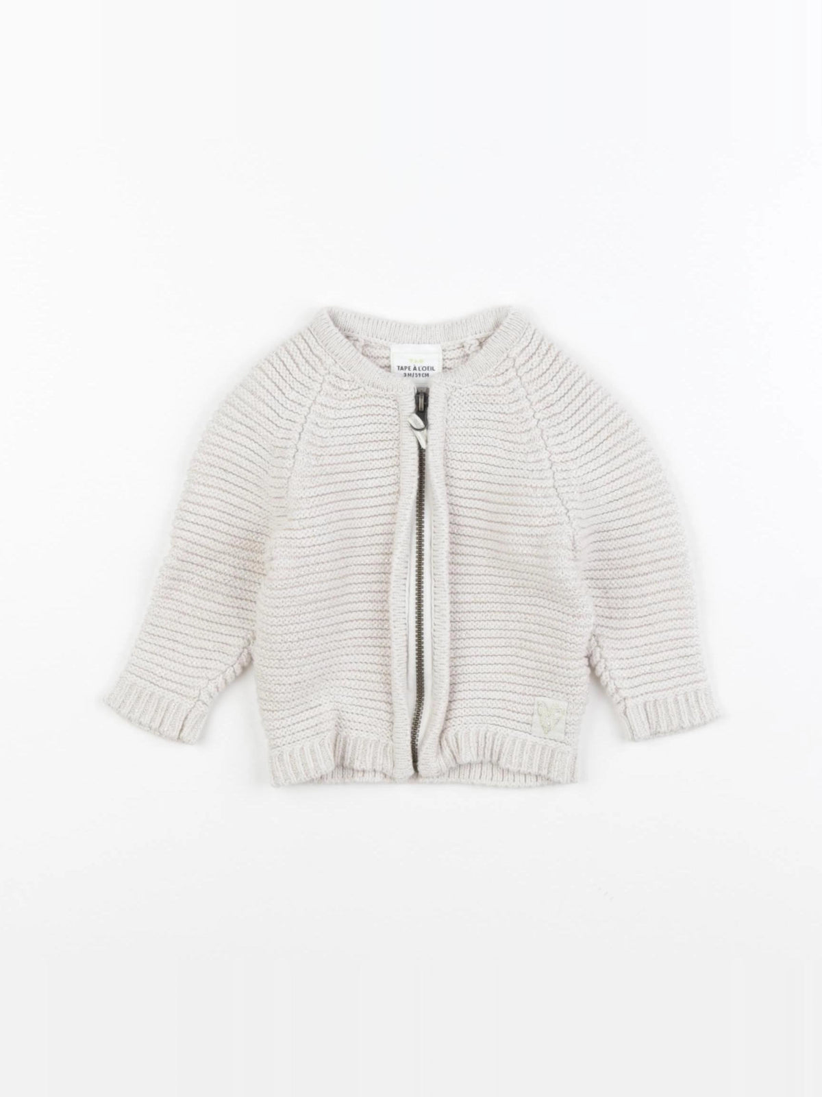 Tape à l'oeil - gilet beige - 3 mois