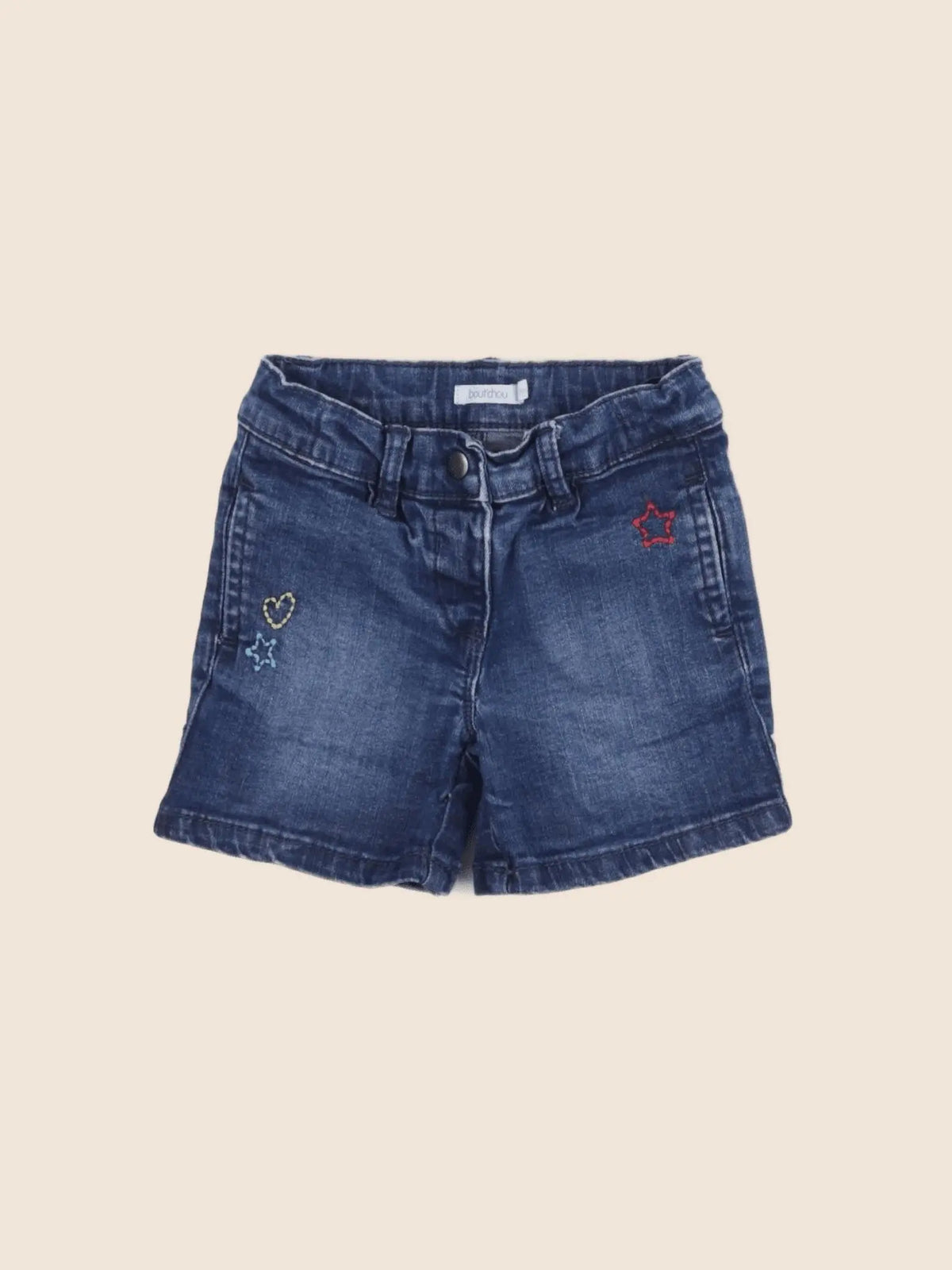 Boutchou - short bleu - 12 mois