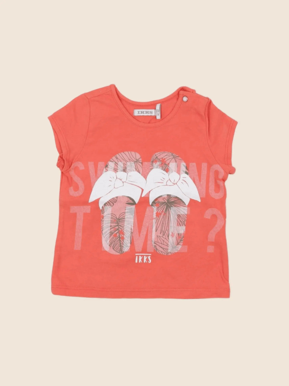 IKKS - tee-shirt rouge - 12 mois