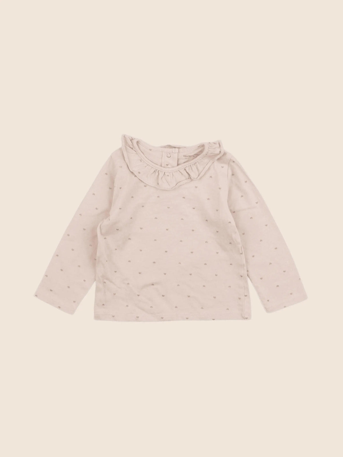 Vertbaudet - tee-shirt rose, or - 18 mois