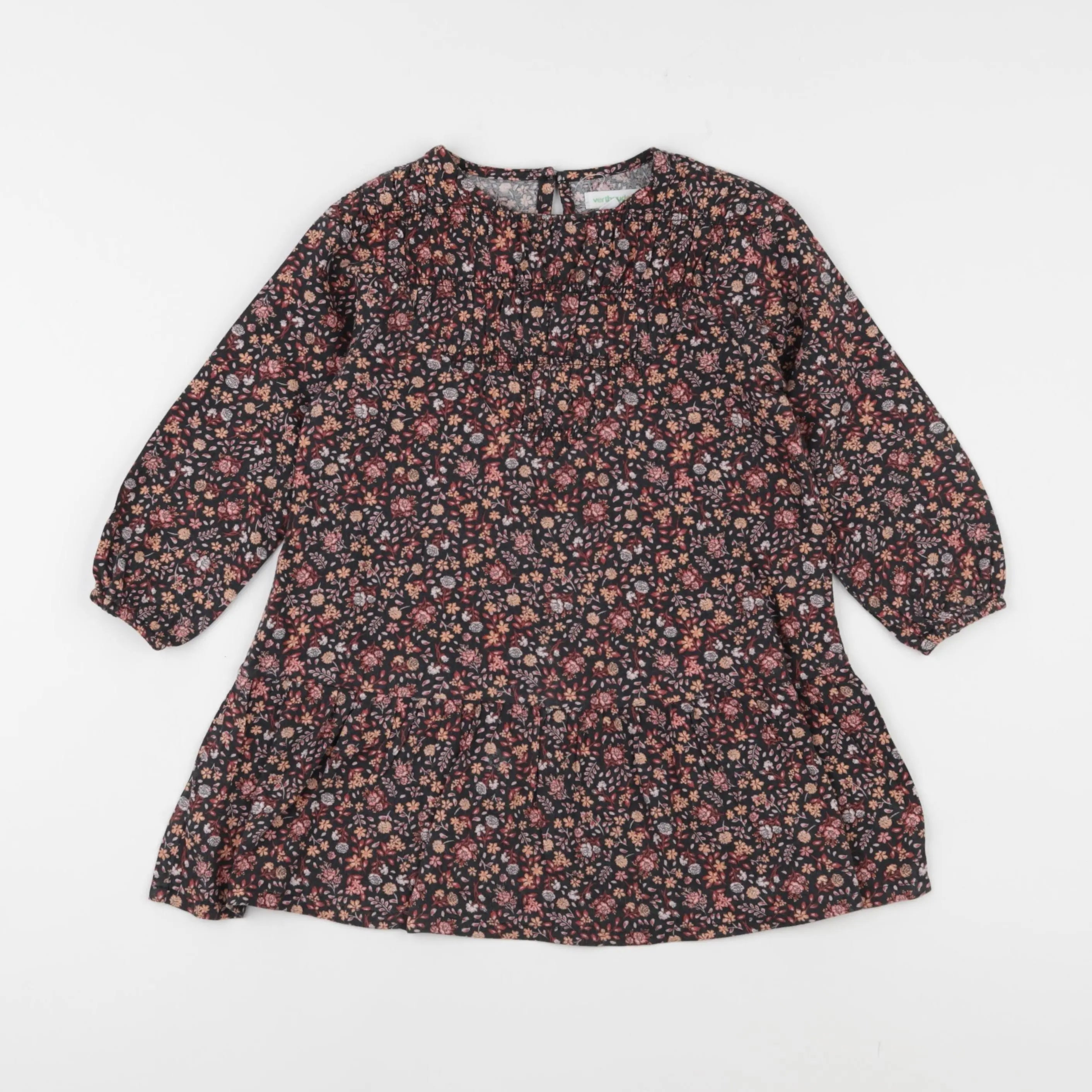 Vertbaudet - robe multicolore - 3 ans