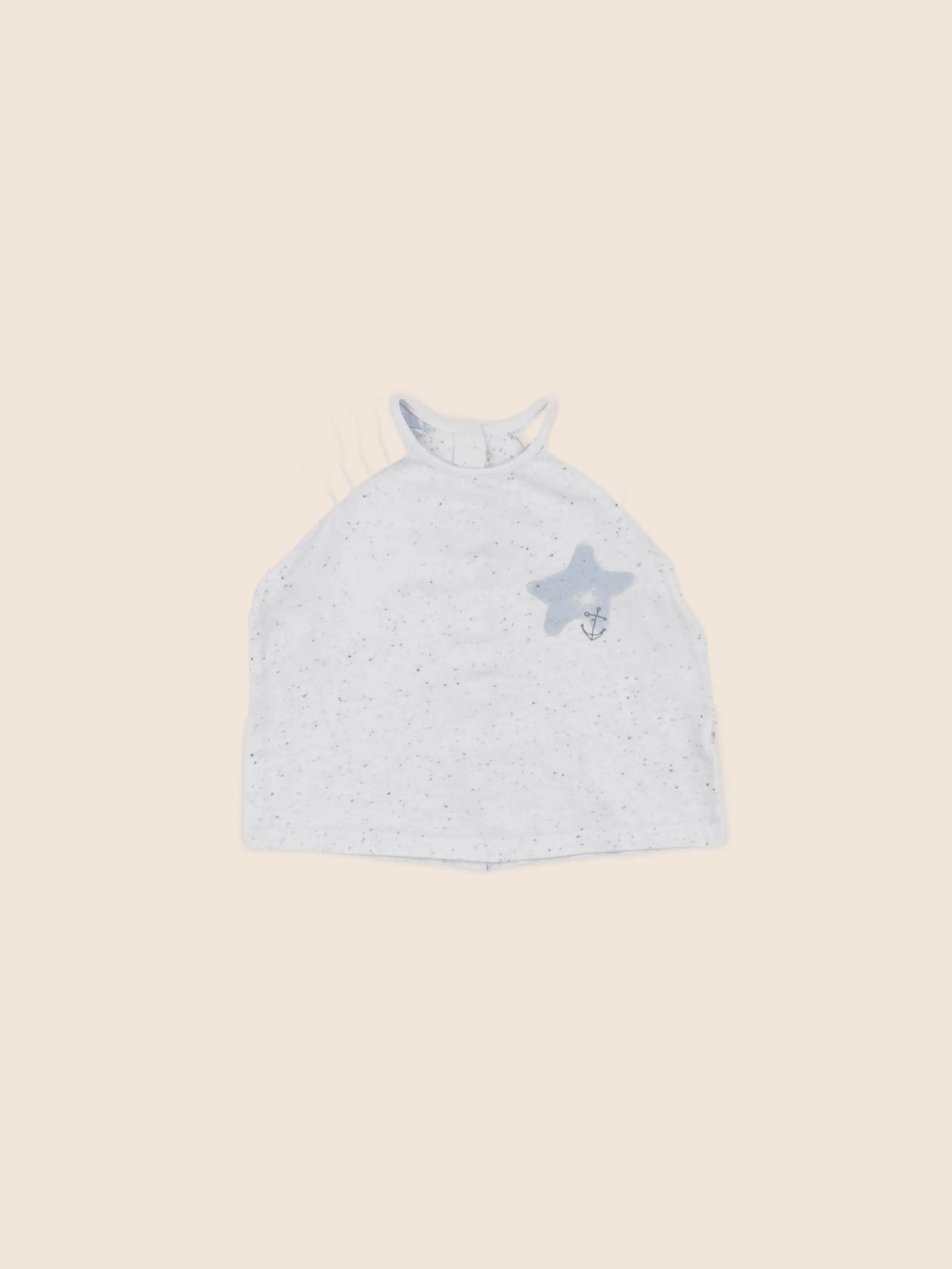 Vertbaudet - tee-shirt beige - 12 mois