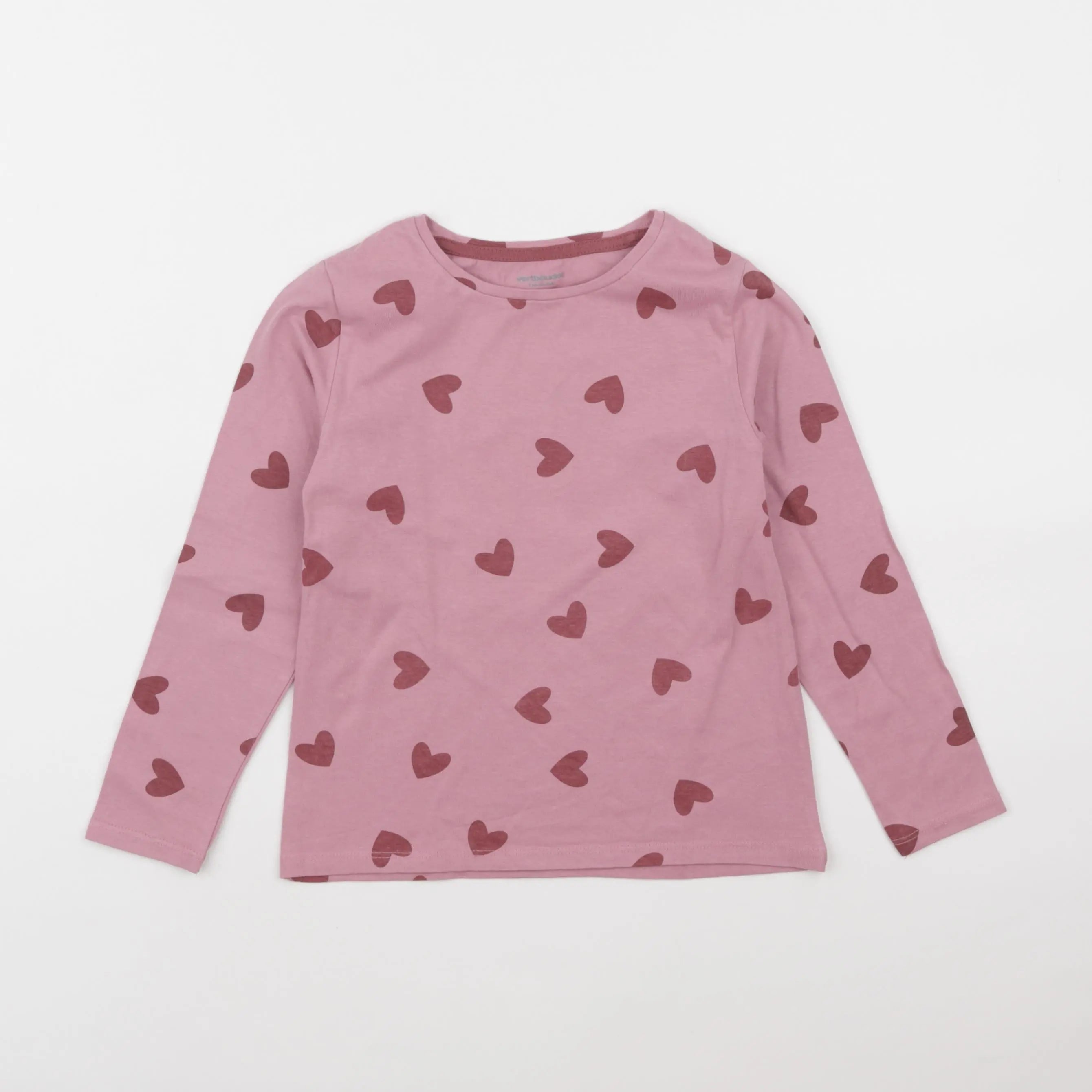 Vertbaudet - tee-shirt rose - 6 ans