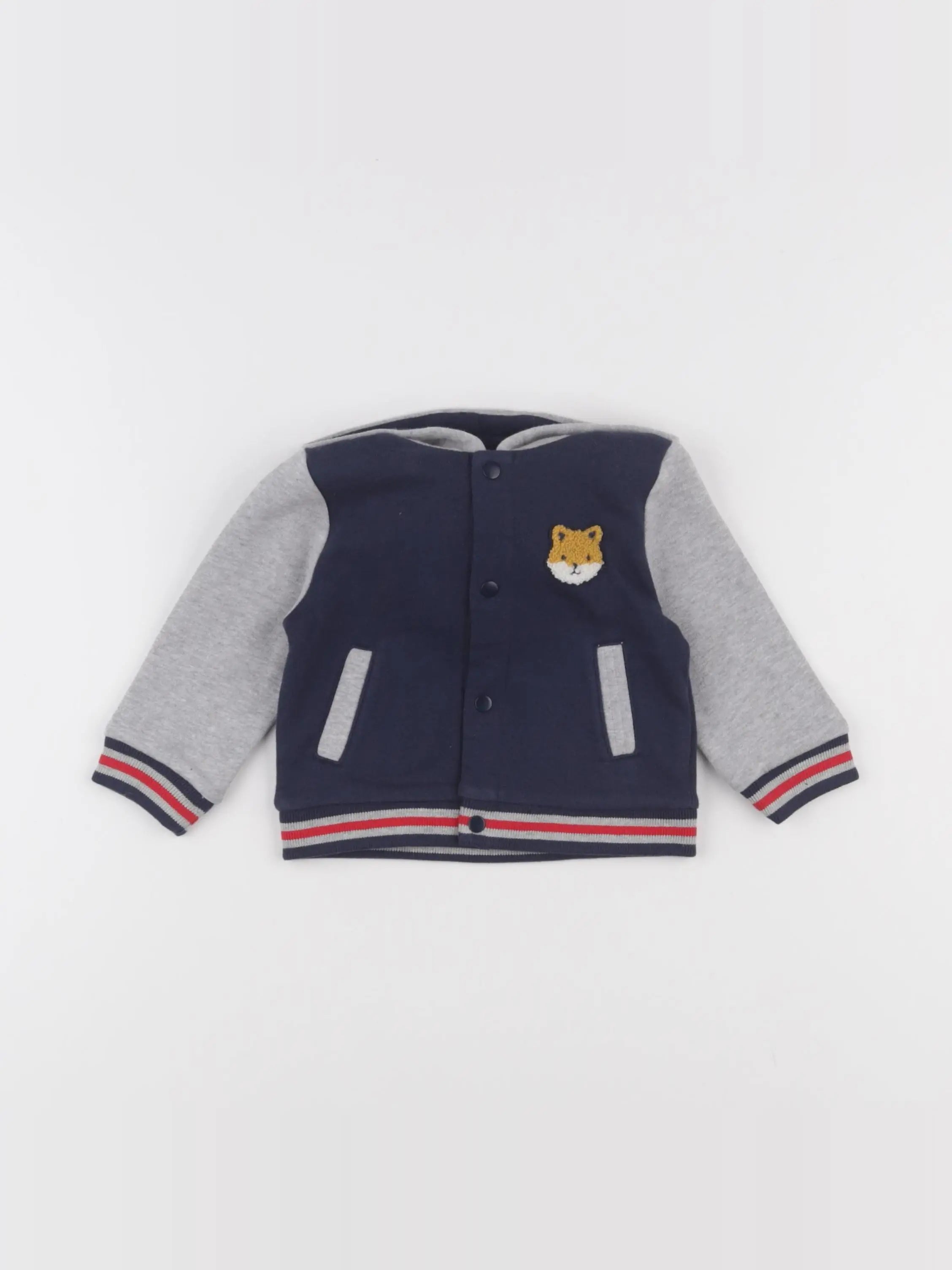 Boutchou - sweat bleu - 6 mois