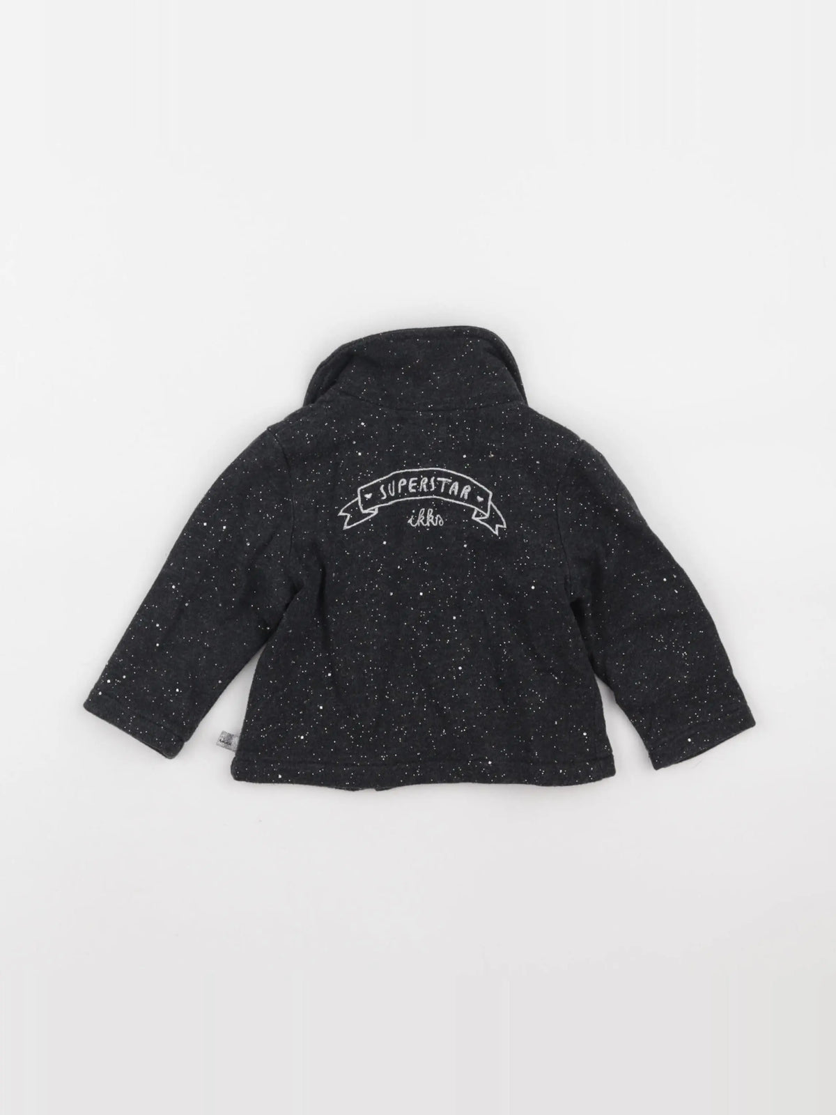 IKKS - sweat gris, argent - 12 mois