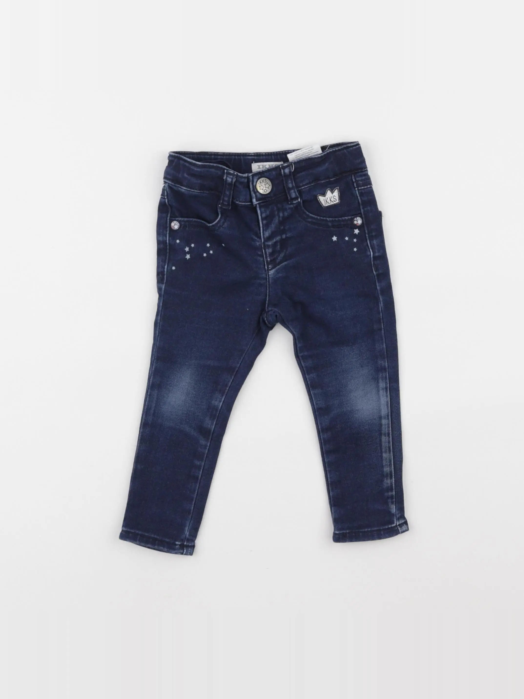 IKKS - jean bleu - 12 mois