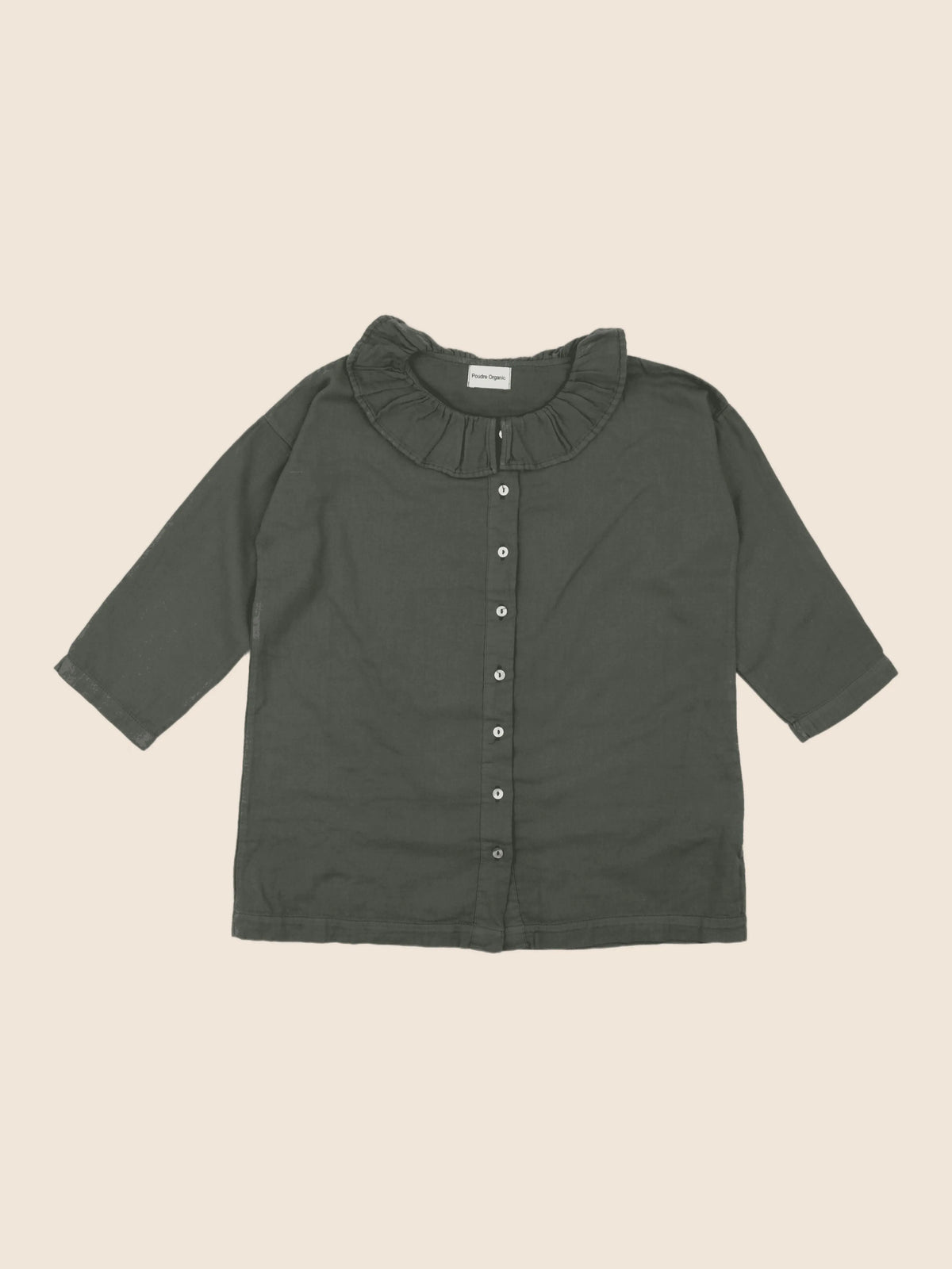 Poudre Organic - blouse vert - 12 ans