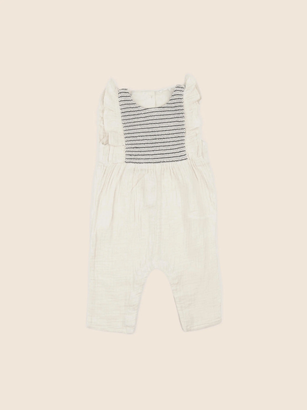 Vertbaudet - combinaison beige - 12 mois