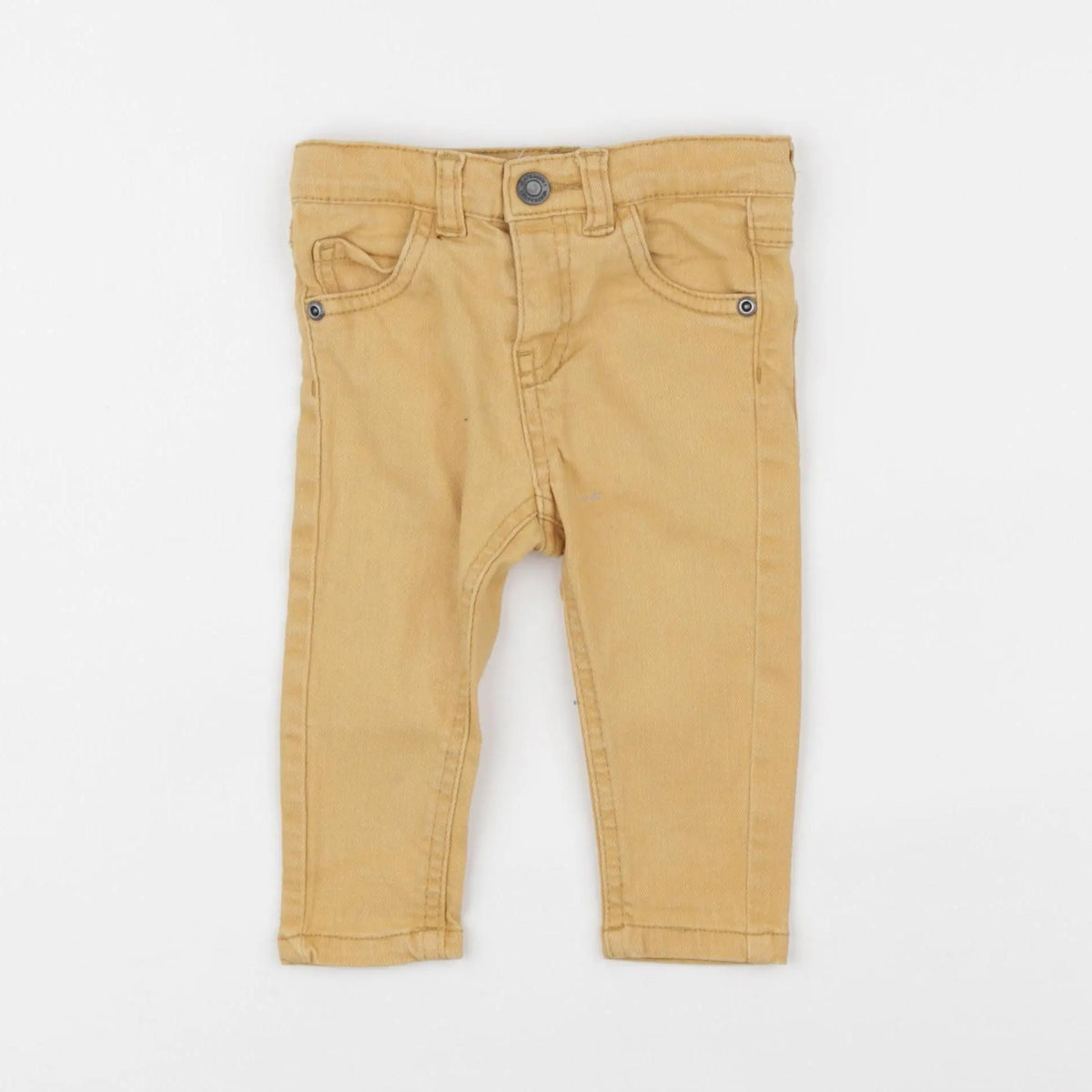 Vertbaudet - jean jaune - 9 mois