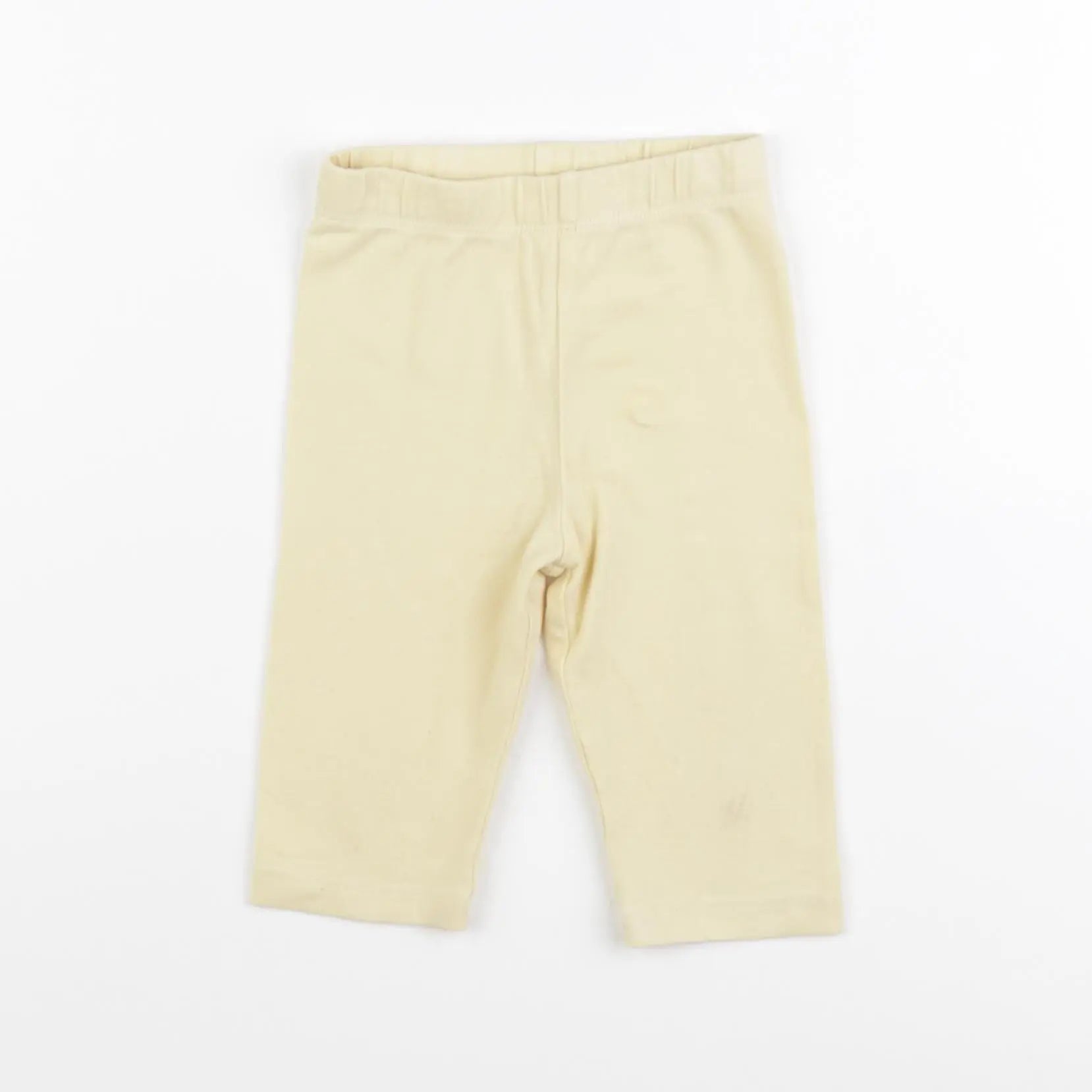 Vertbaudet - legging court jaune - 2 ans