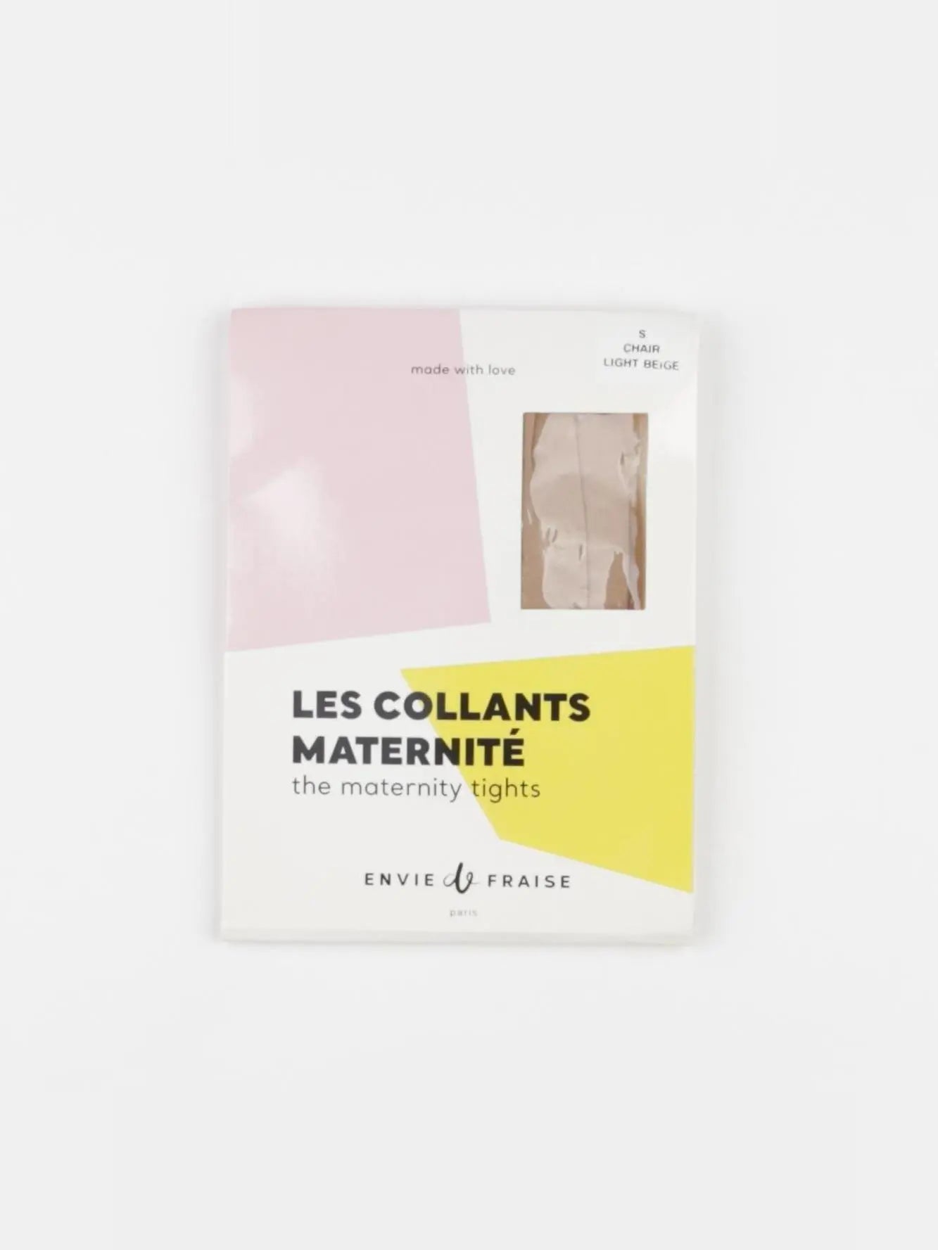 Envie de fraise - collants grossesse beige - s