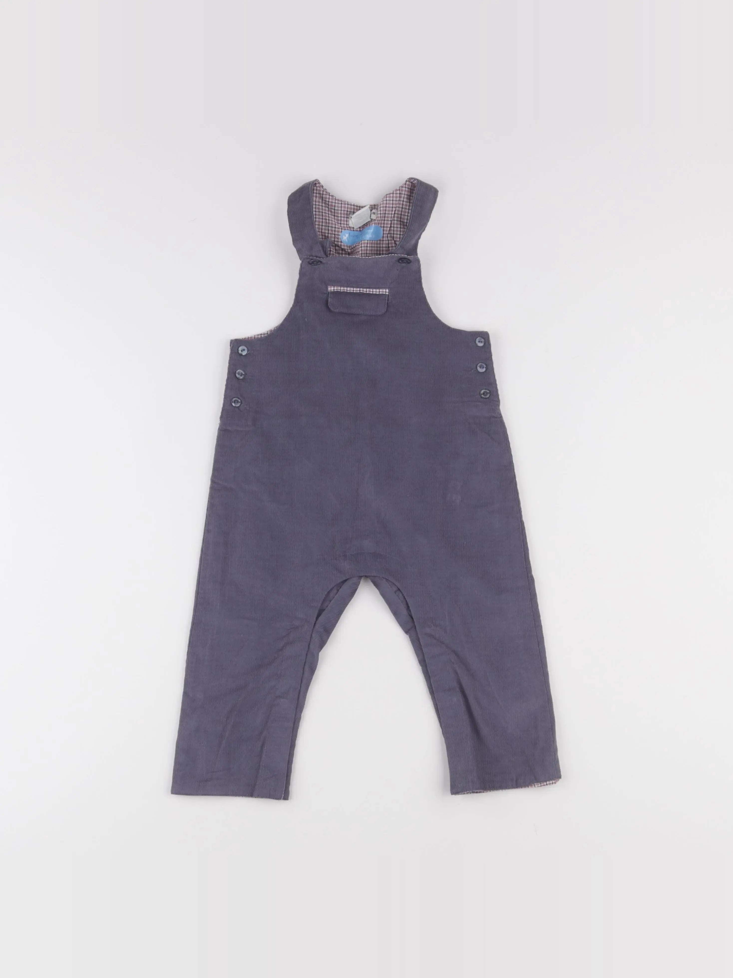 Cyrillus - salopette bleu - 12 mois