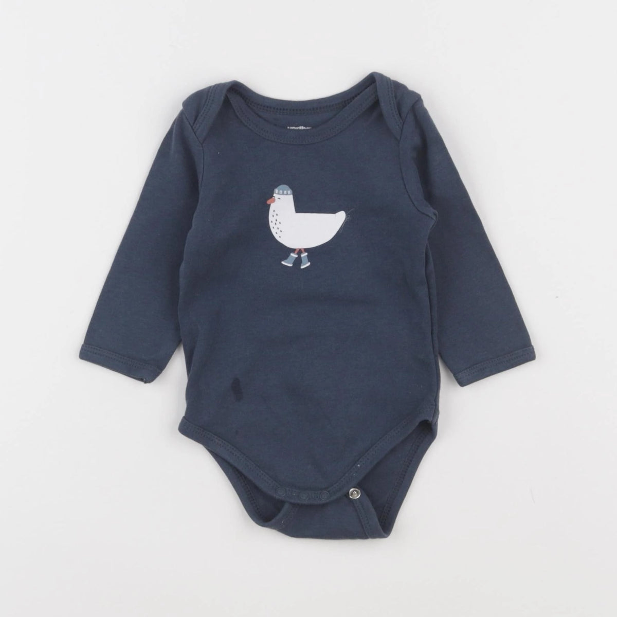 Vertbaudet - body bleu - 6 mois