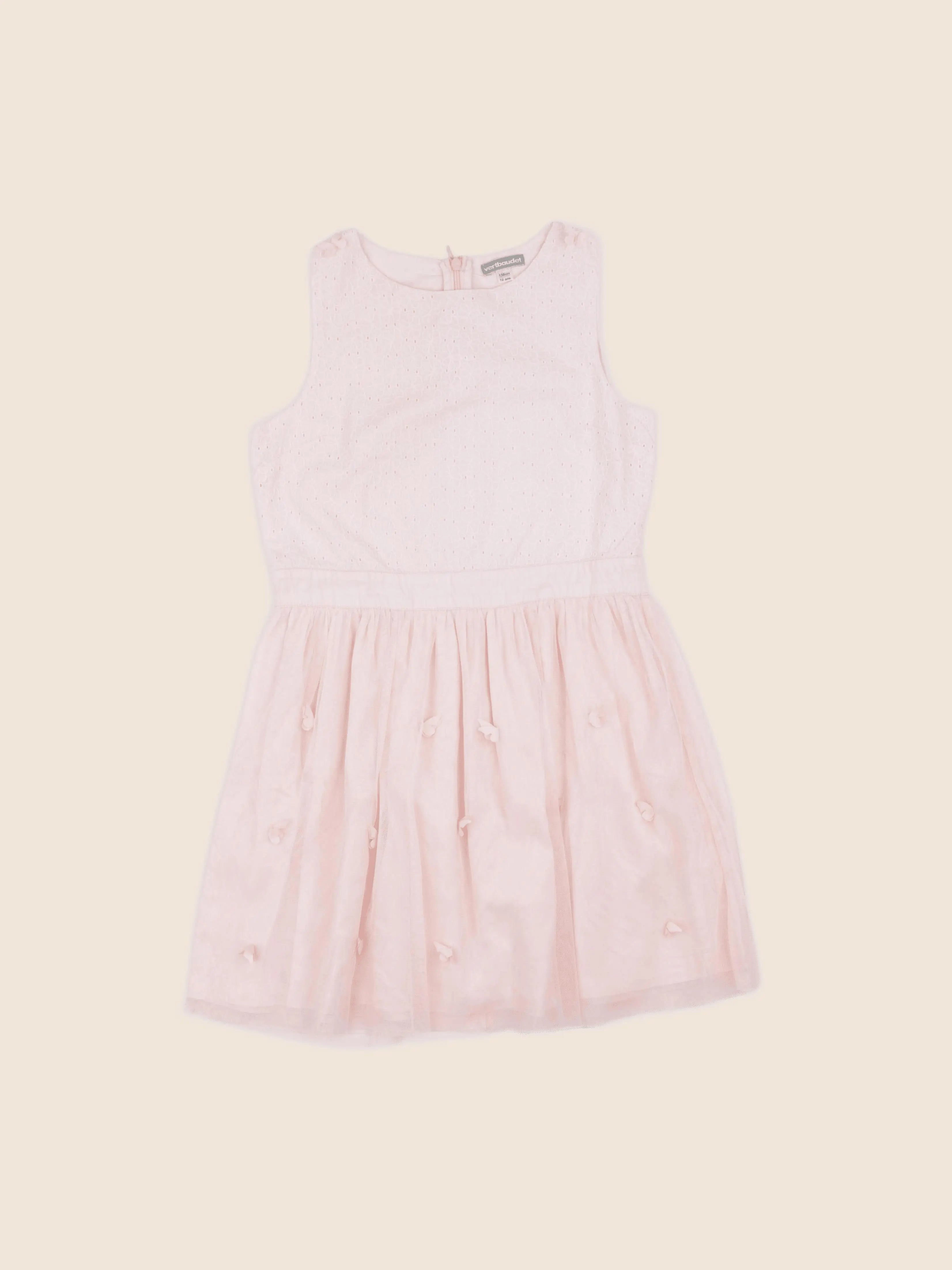 Vertbaudet - robe rose - 10 ans