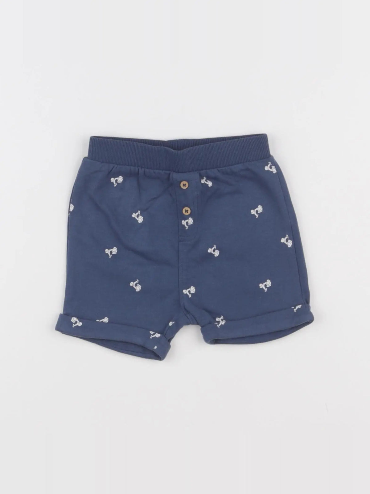 Vertbaudet - short bleu - 6 mois