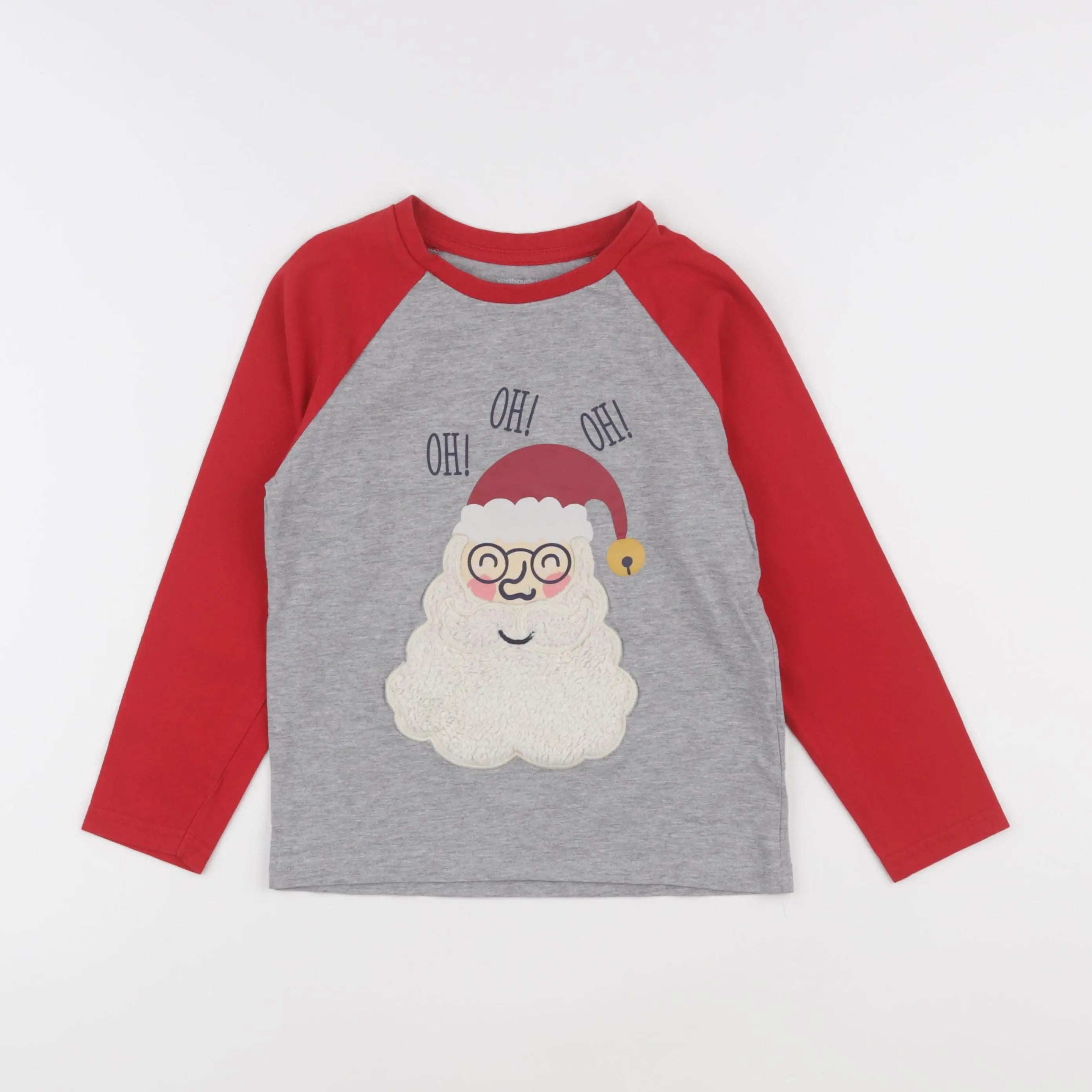 Vertbaudet - tee-shirt rouge - 8 ans